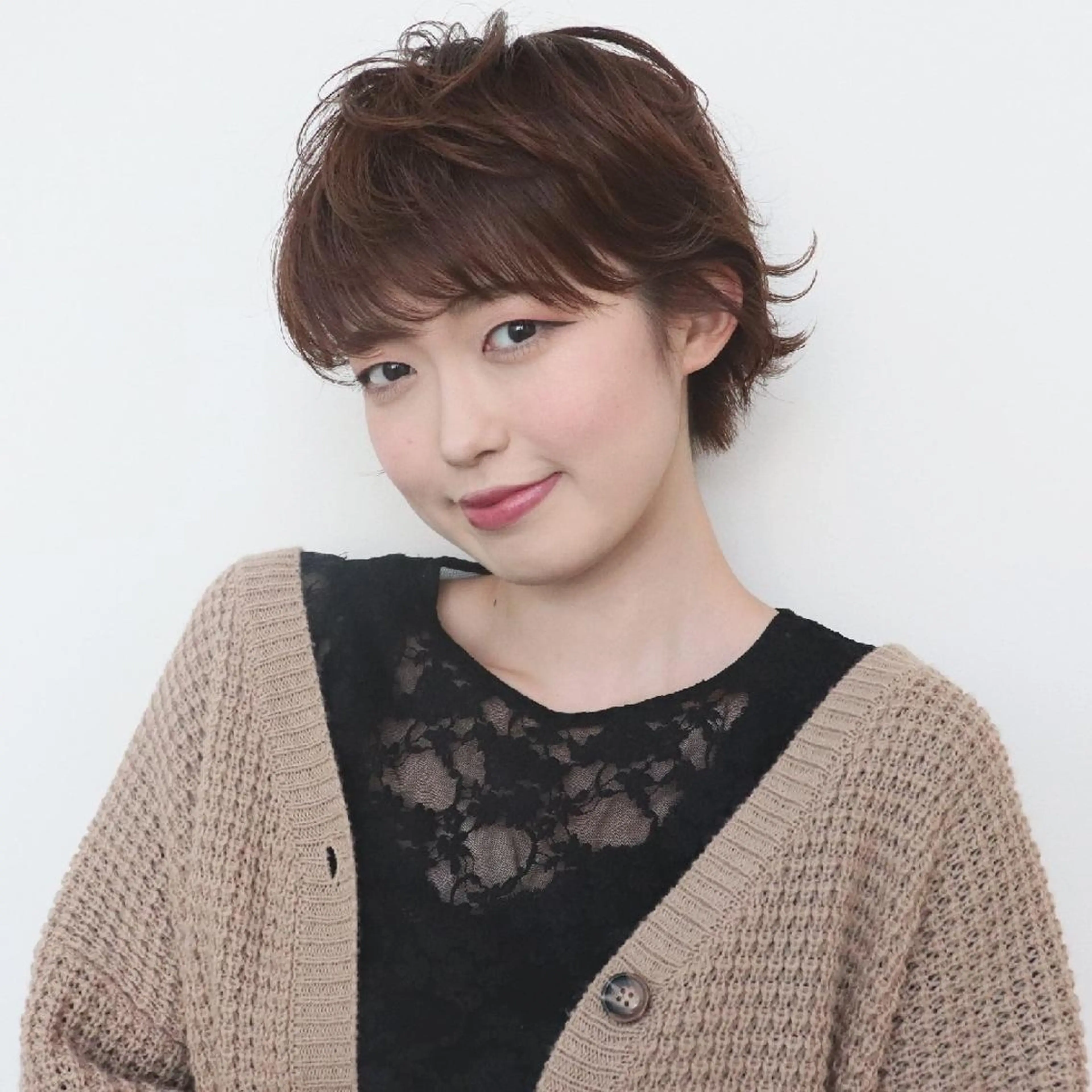 ショート パーマ カラー アッシュ アッシュブラウン ブラウンカラー シースルーバング HAIR CARE　ONE Beauty所属・武士沢ヤスヒロ  髪質改善/KEMAのその他イメージ