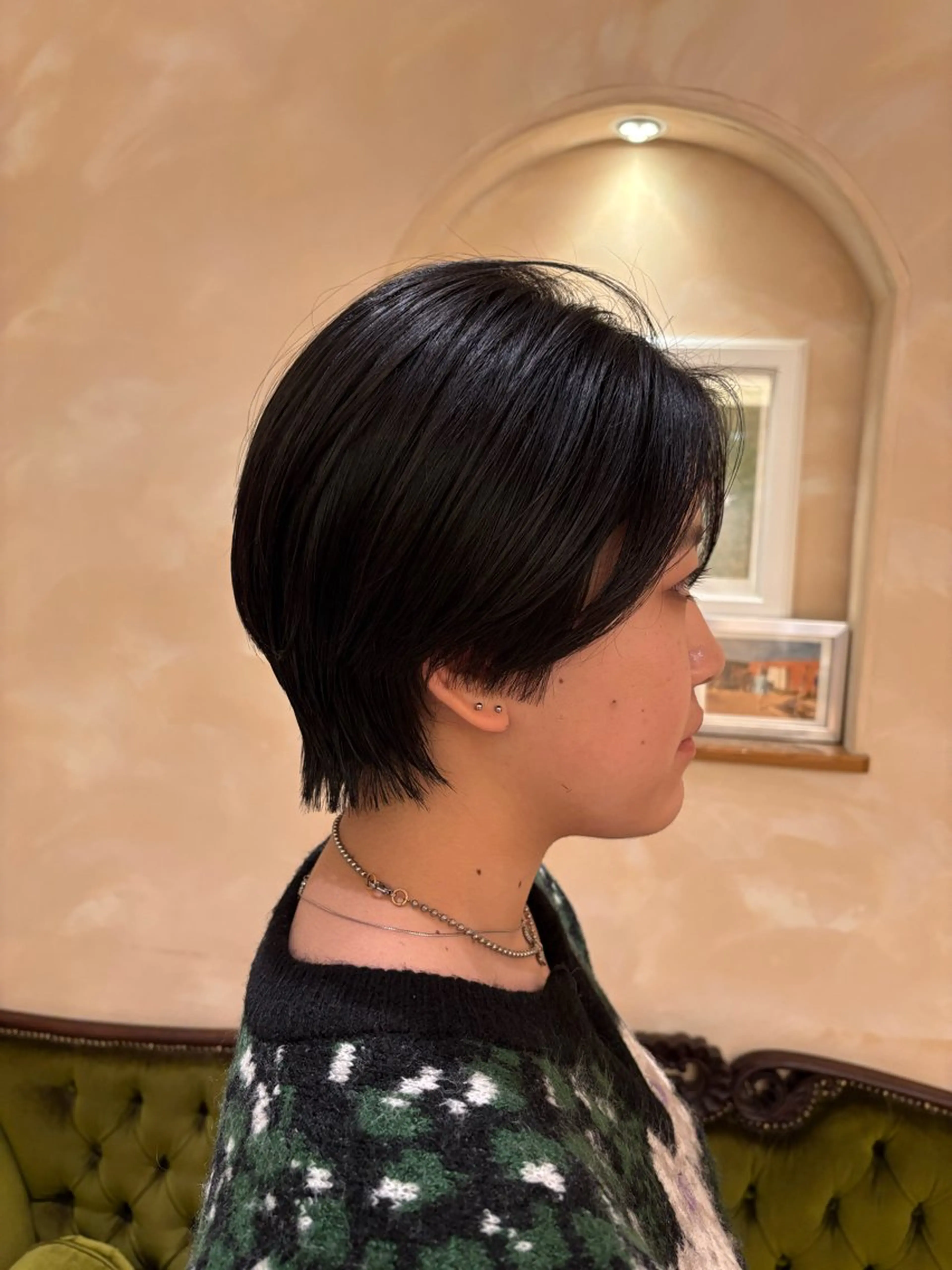 ショート ハンサムショート ショートヘア 田内 満里奈のヘアスタイル