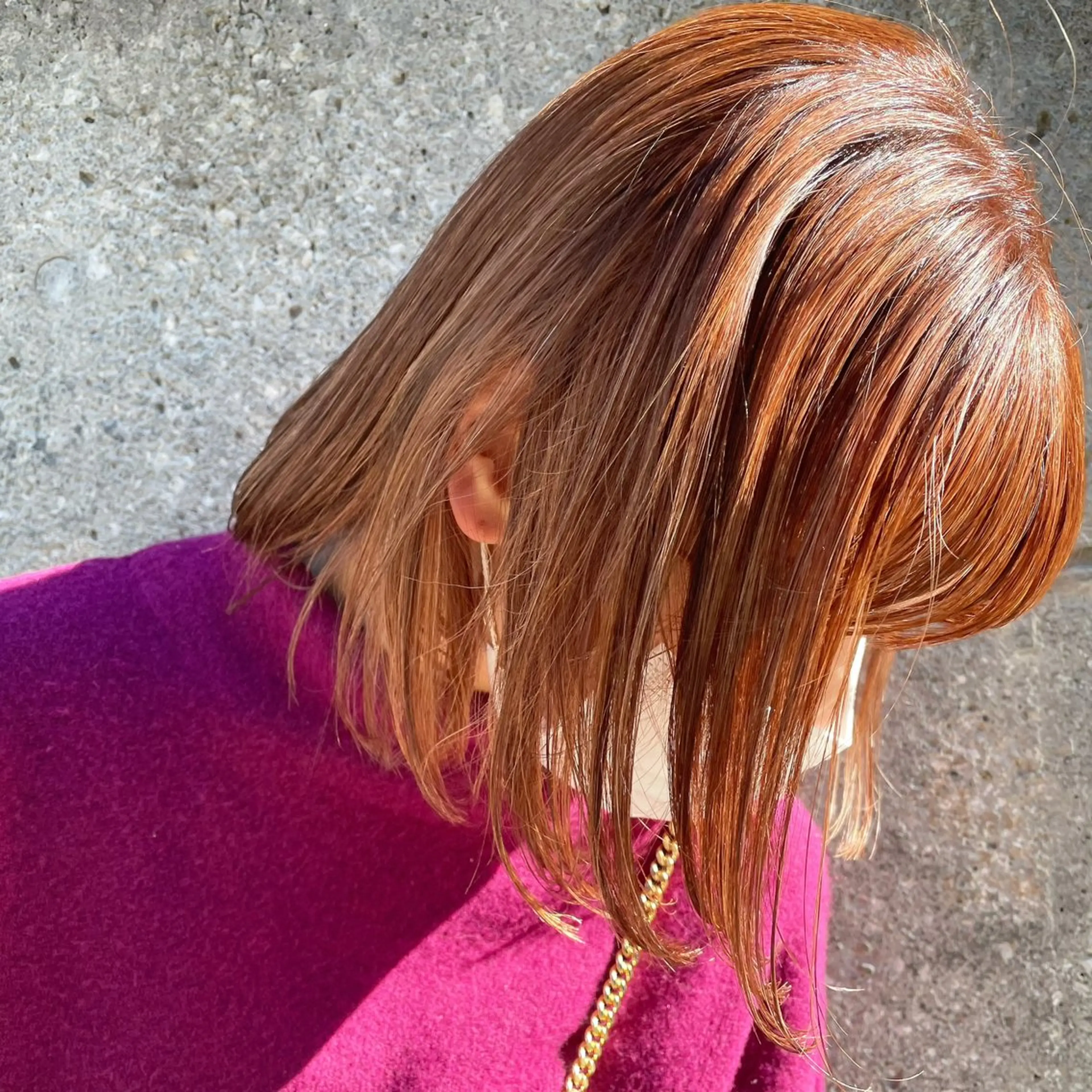 ミディアム カラー ヘアカラー トリートメント 🌜韓国/艶髪/縮毛 /kokoro🌛のヘアスタイル