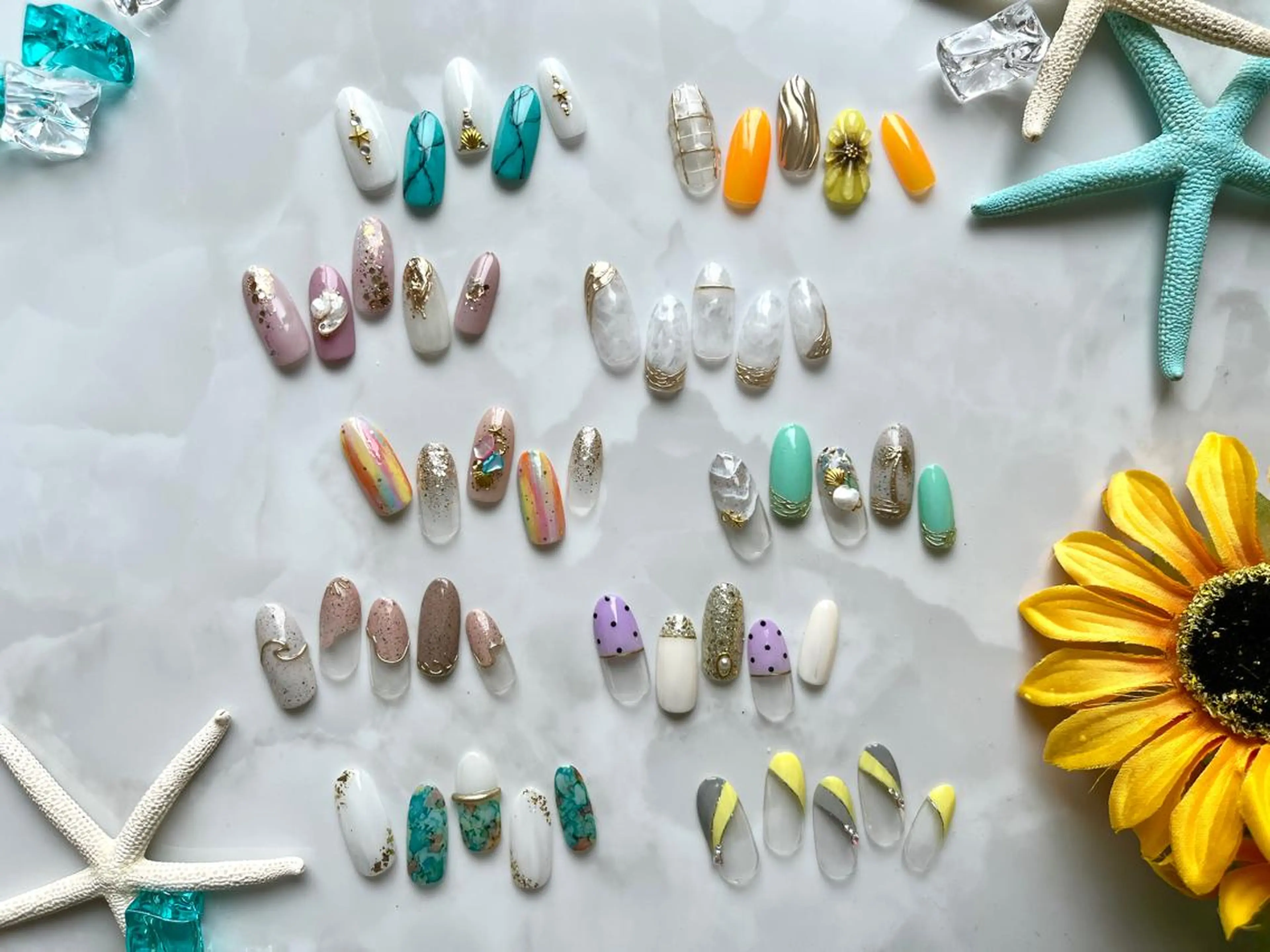 ネイル フットネイル フットネイル Nail salon LuaRのネイルデザイン