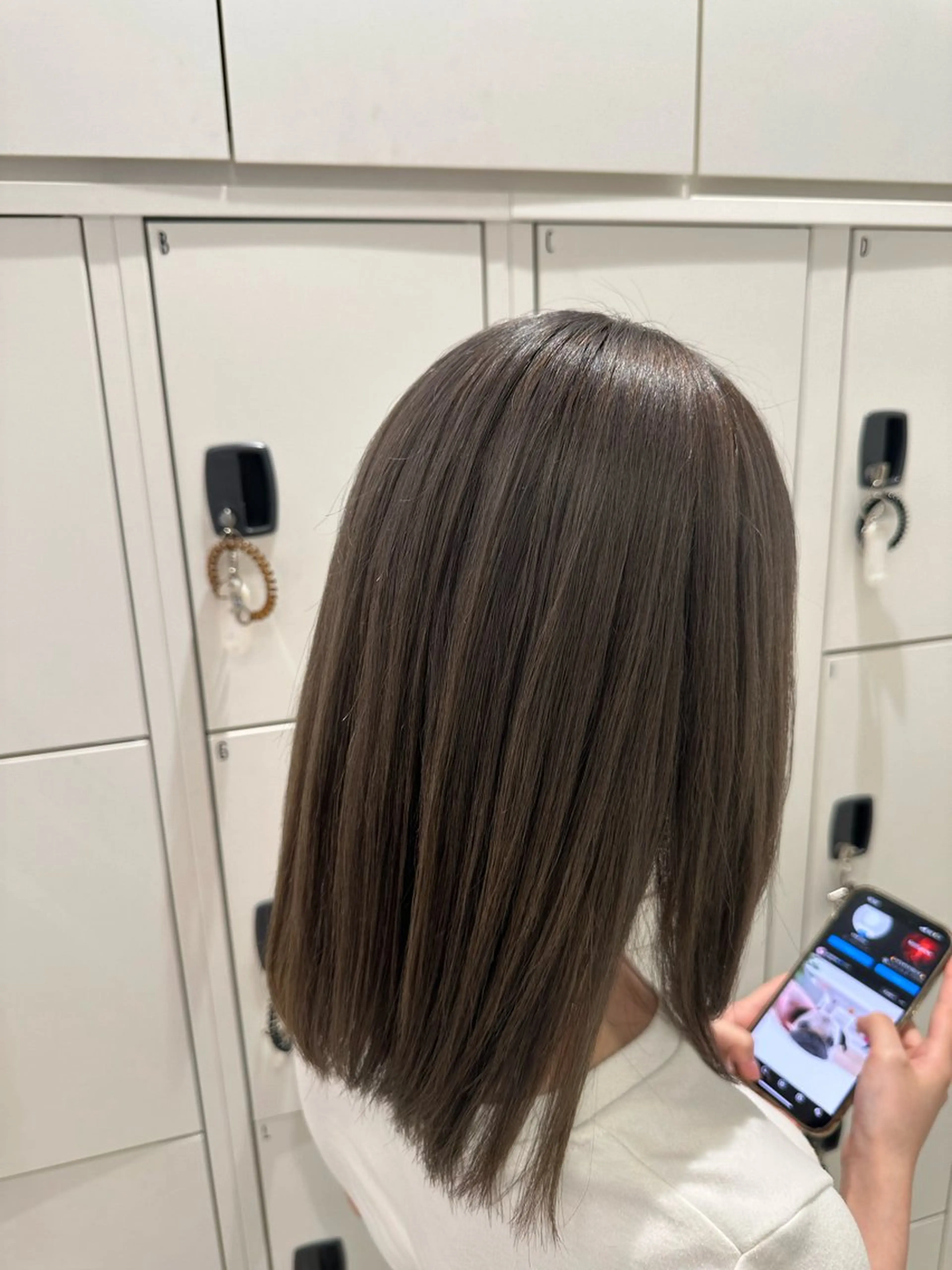 ミディアム カラー 波巻パーマ/毛流れ パーマ☘️りゅうせいのヘアスタイル