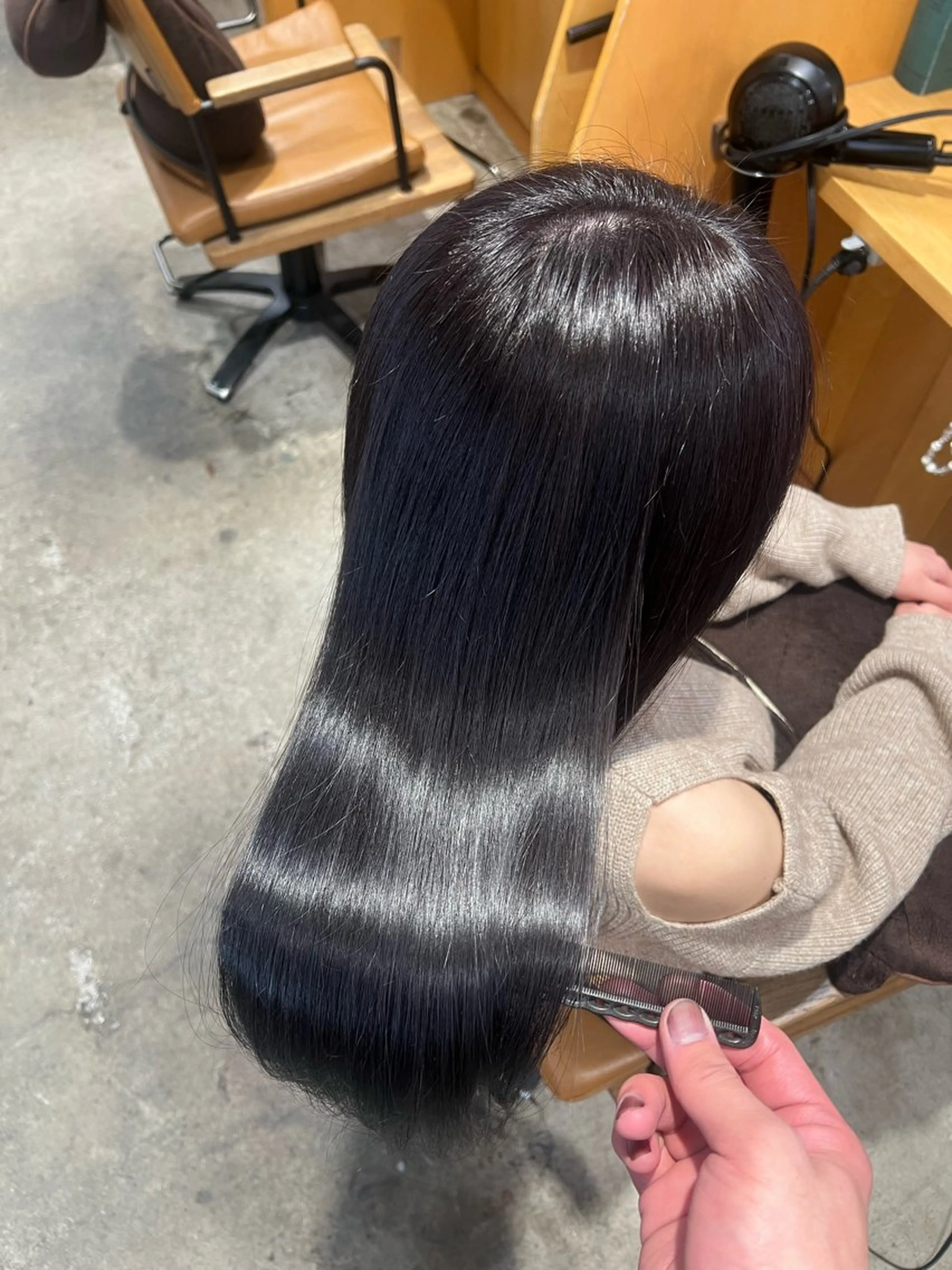 ロング カット ヘアカラー トリートメント ✨艶髪✨ 透明感カラー　Rinのヘアスタイル