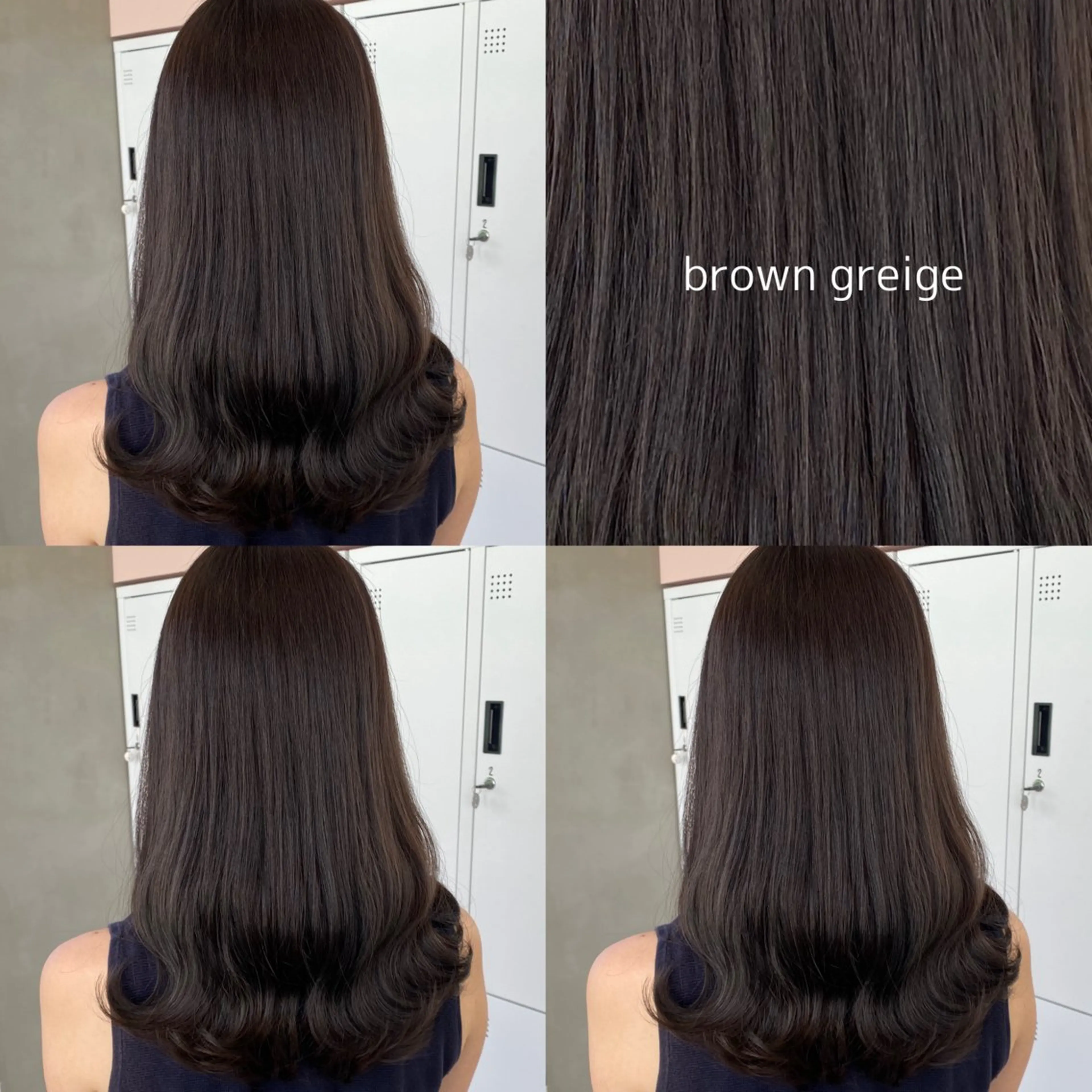 セミロング カラー ブラウンカラー グレージュ blink所属・暖色/ブラウン/ 透明感/ゆうかのヘアスタイル