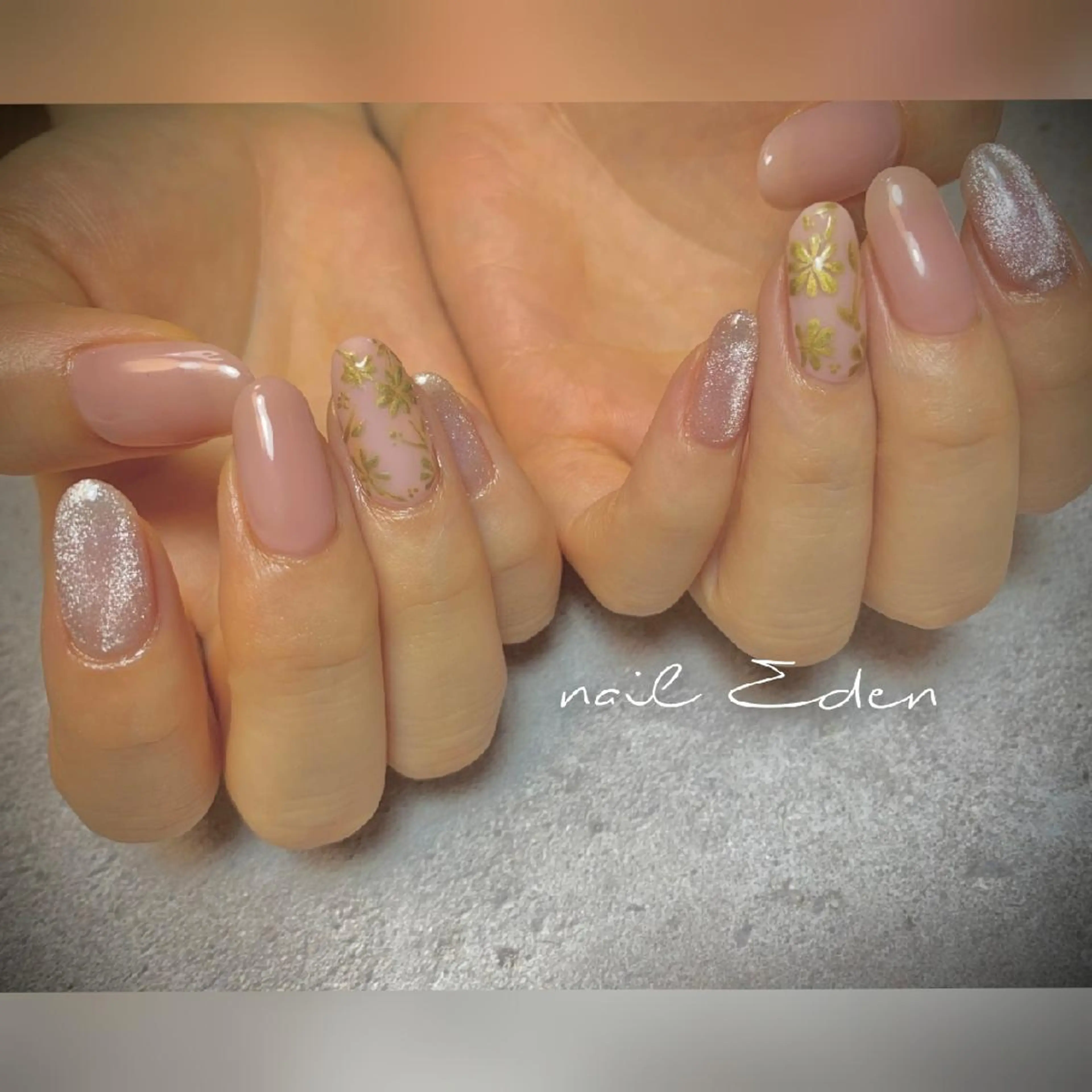 ネイル 持ち込み ハンドネイル ハンドケア Eden　private nail saron所属・Eden ♾️のネイルデザイン
