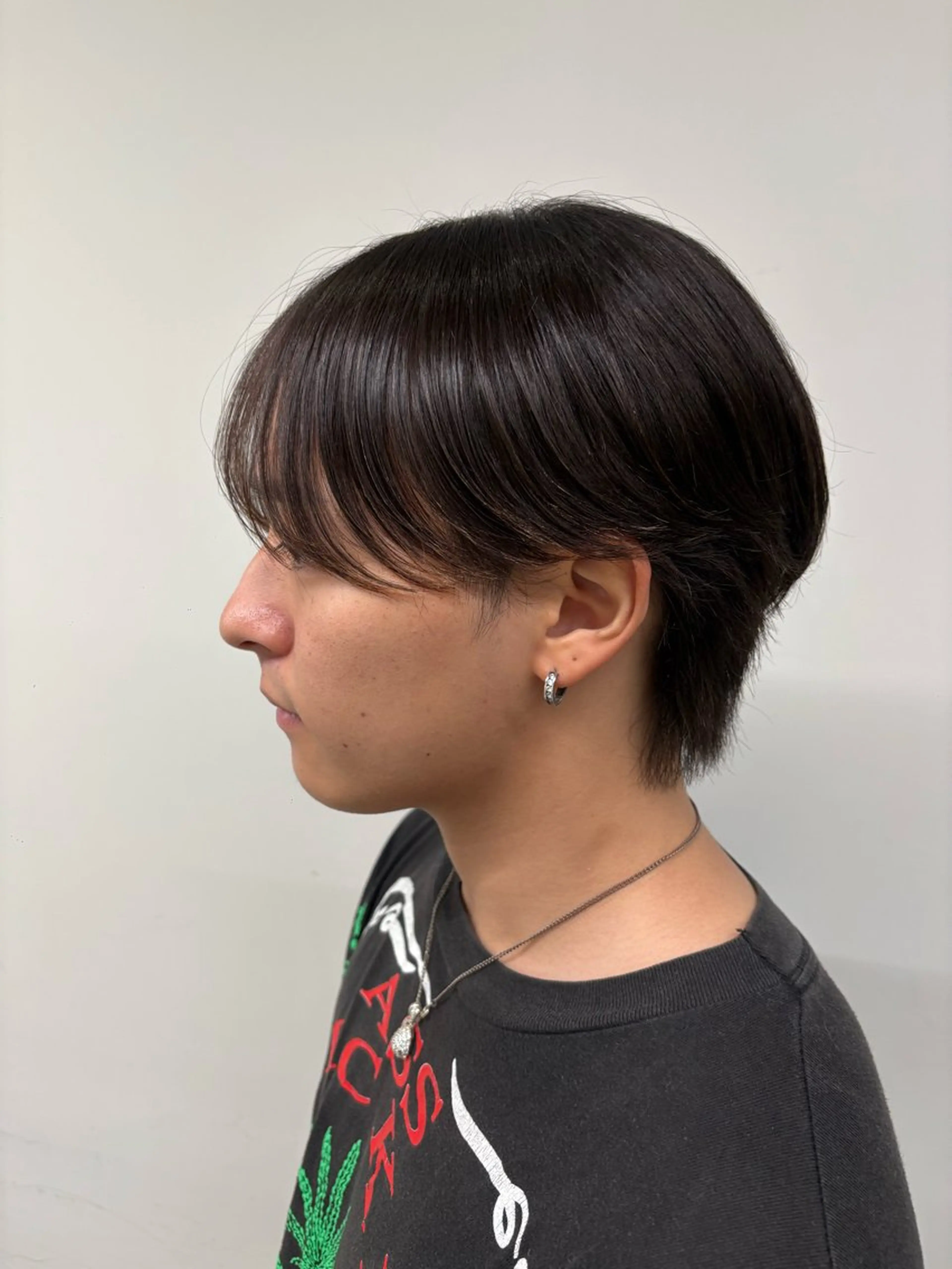 ショート ケアブリーチカラー 橋本一輝のヘアスタイル