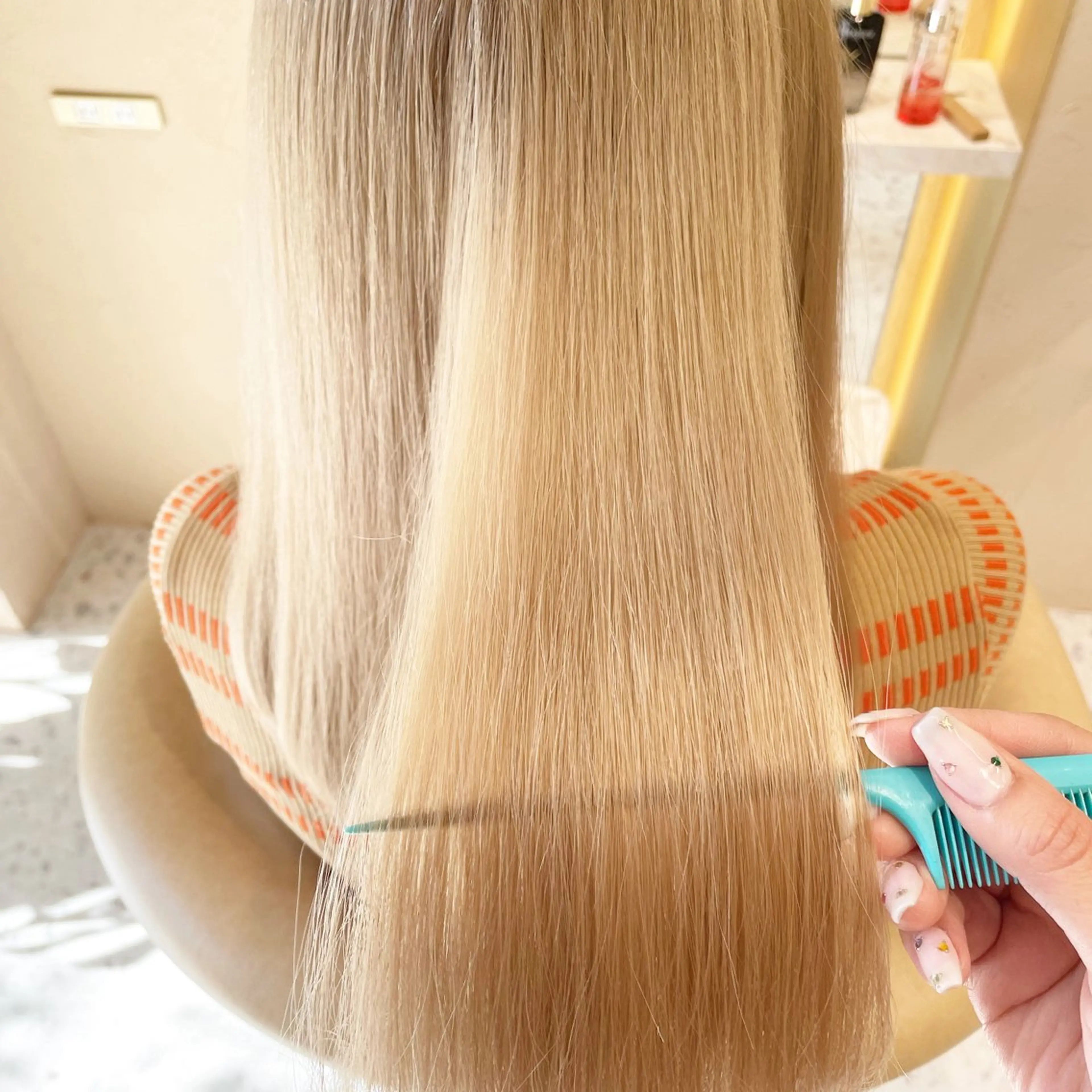 セミロング カラー カット ヘアカラー トリートメント 韓国ヘア/髪質改善 /Harunaのヘアスタイル