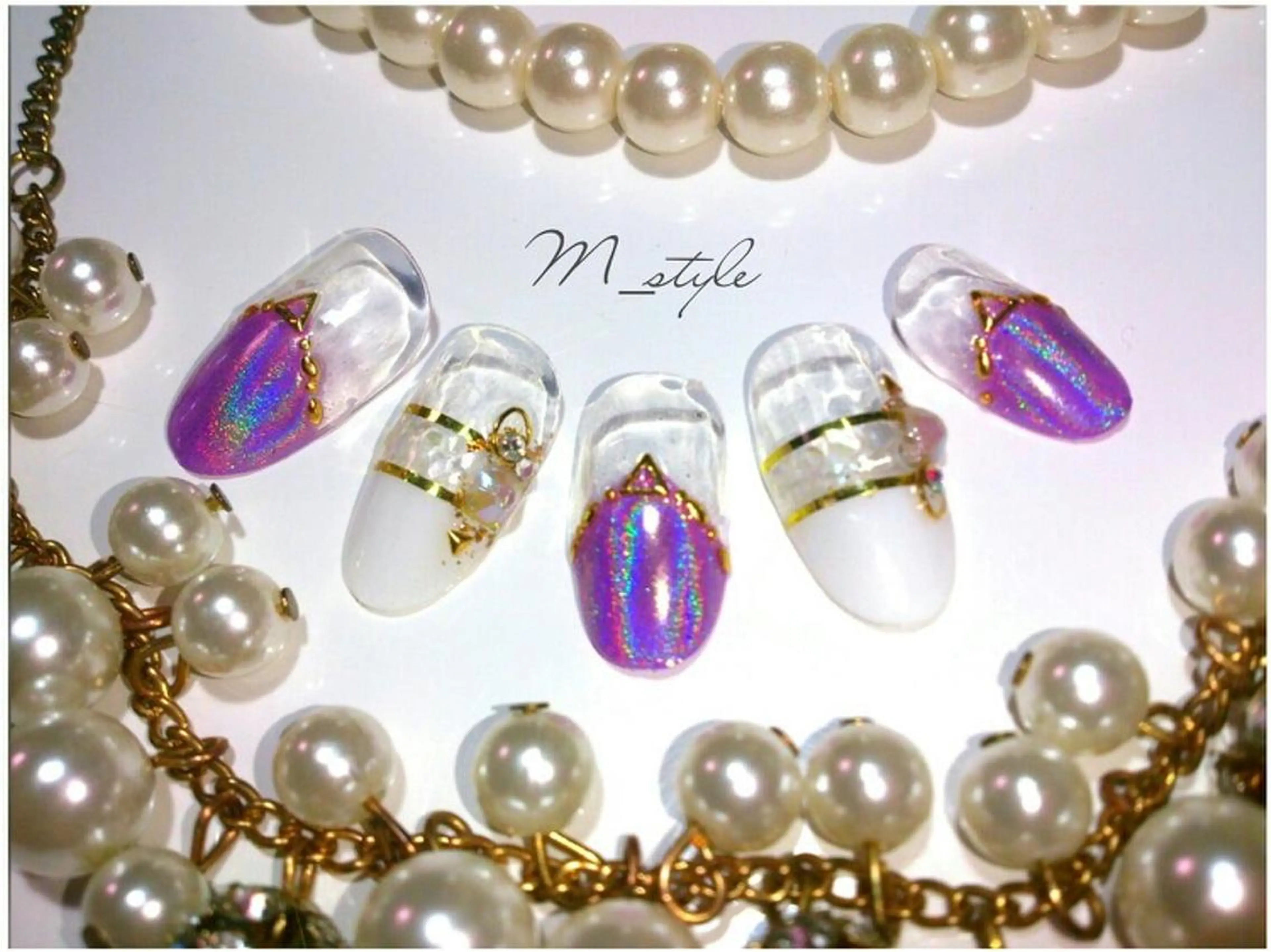 ネイル 下妻市ﾈｲﾙｻﾛﾝ M_styleのネイルデザイン