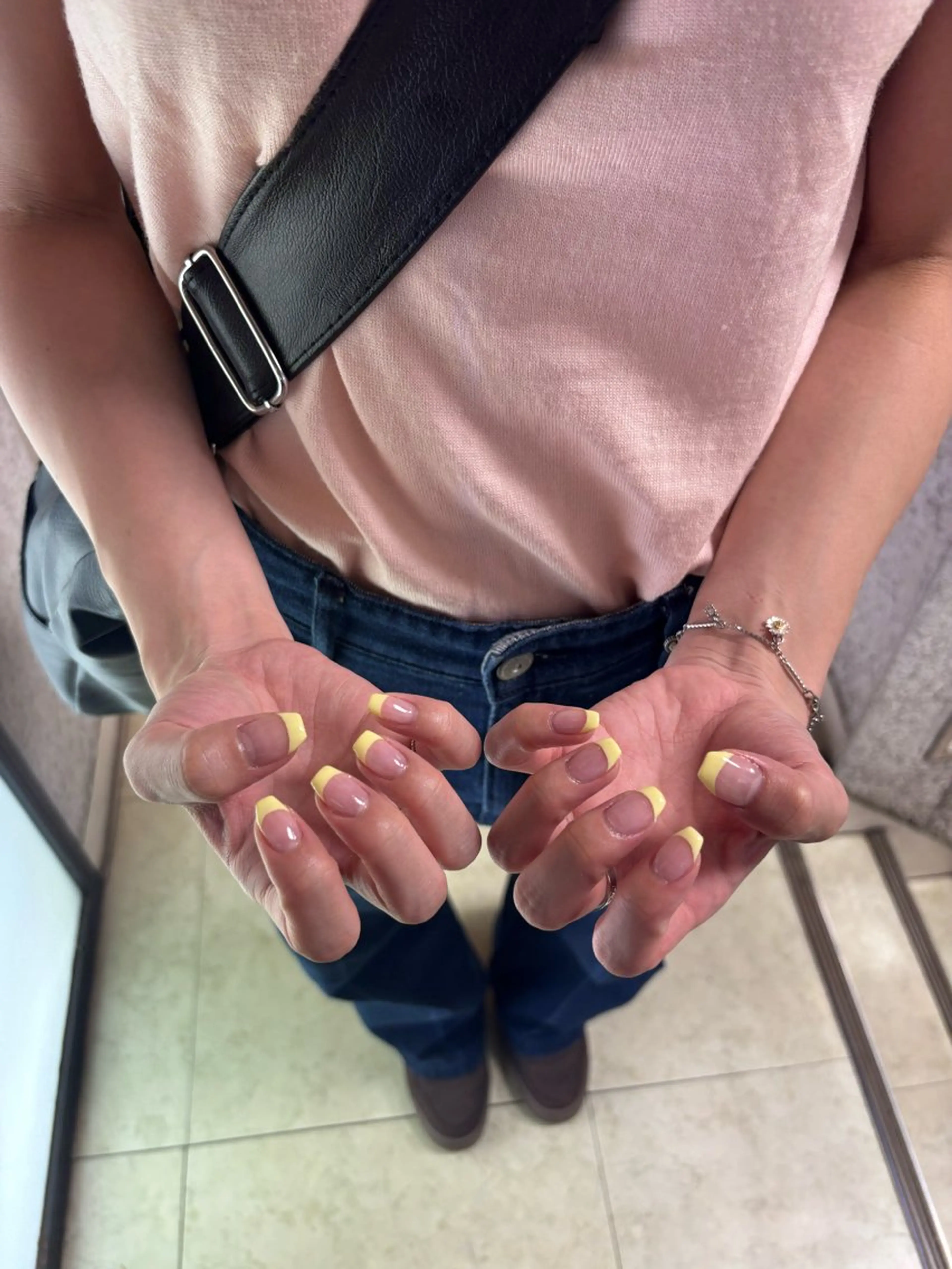 ネイル フレンチネイル 黄色 Bianca浦和🍀 suminaのネイルデザイン