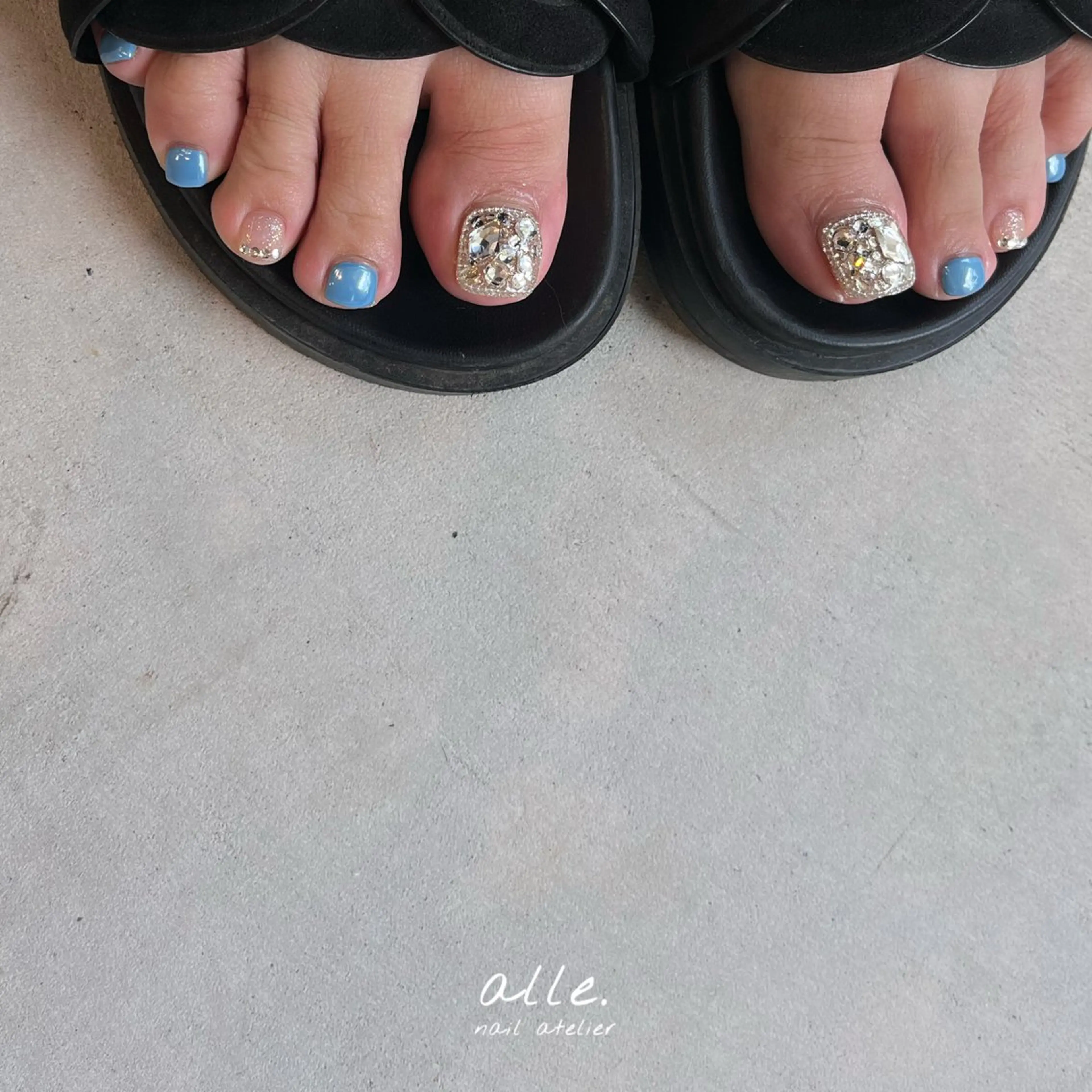 ネイル フットネイル atelier alle.のネイルデザイン