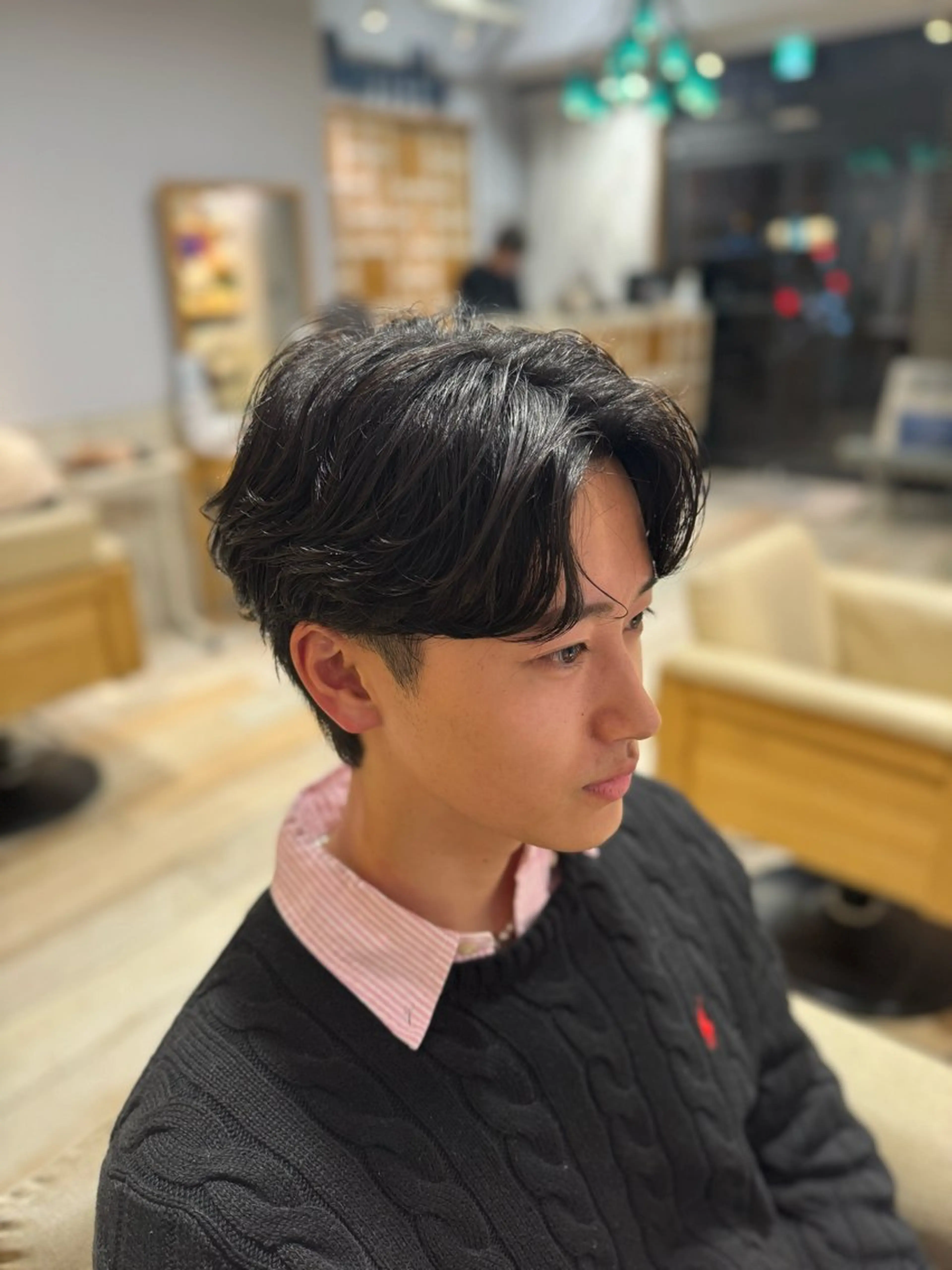 パーマ メンズ フェードカット マッシュ メンズパーマ メンズショート スペインカール カット パーマ 大宮/メンズパーマ 関勇也のヘアスタイル