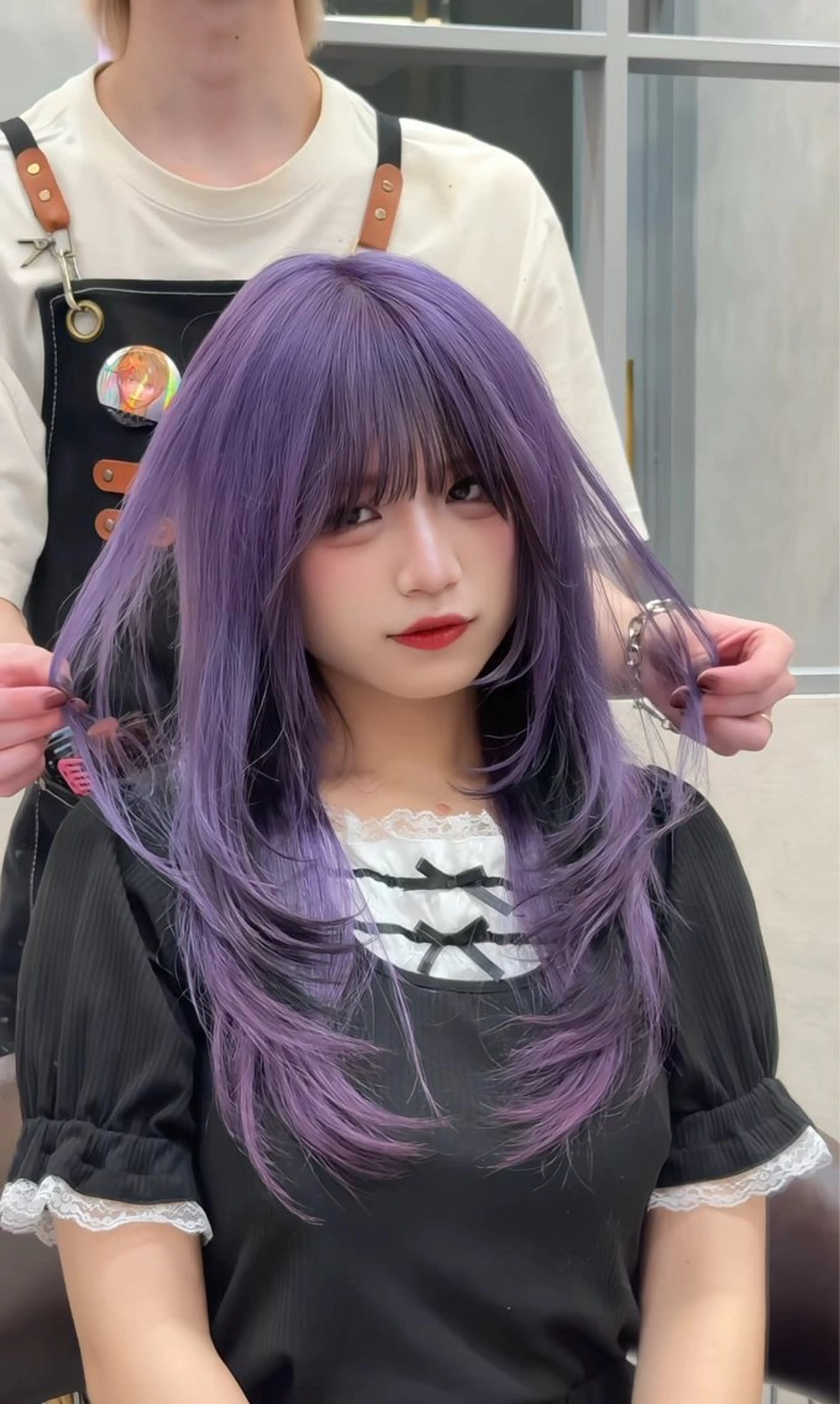 ロング ヘアカラー 坂口 京平のヘアスタイル