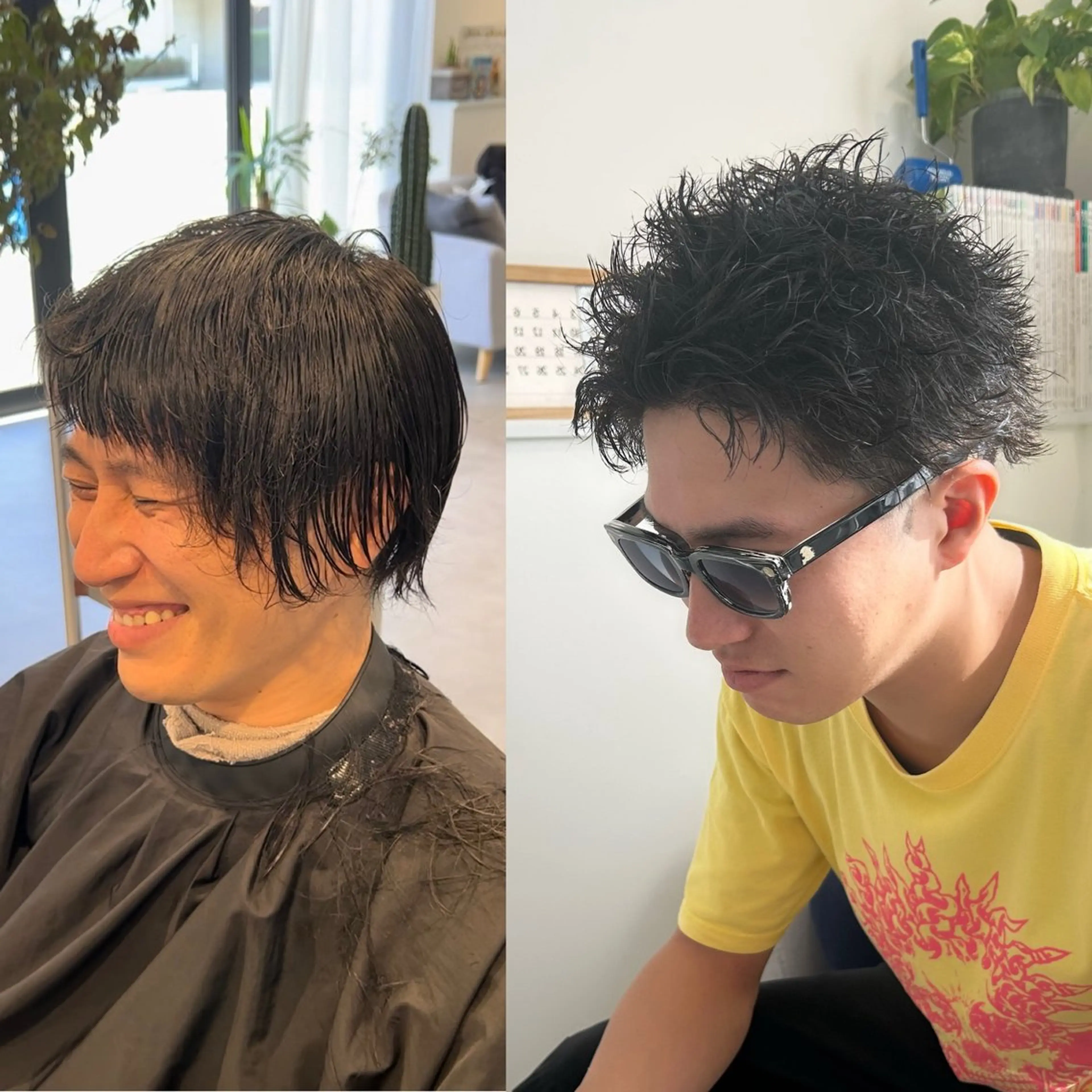 メンズ メンズパーマ スパイキーショート LIVEIL所属・リベイルけんた モデル募集のヘアスタイル