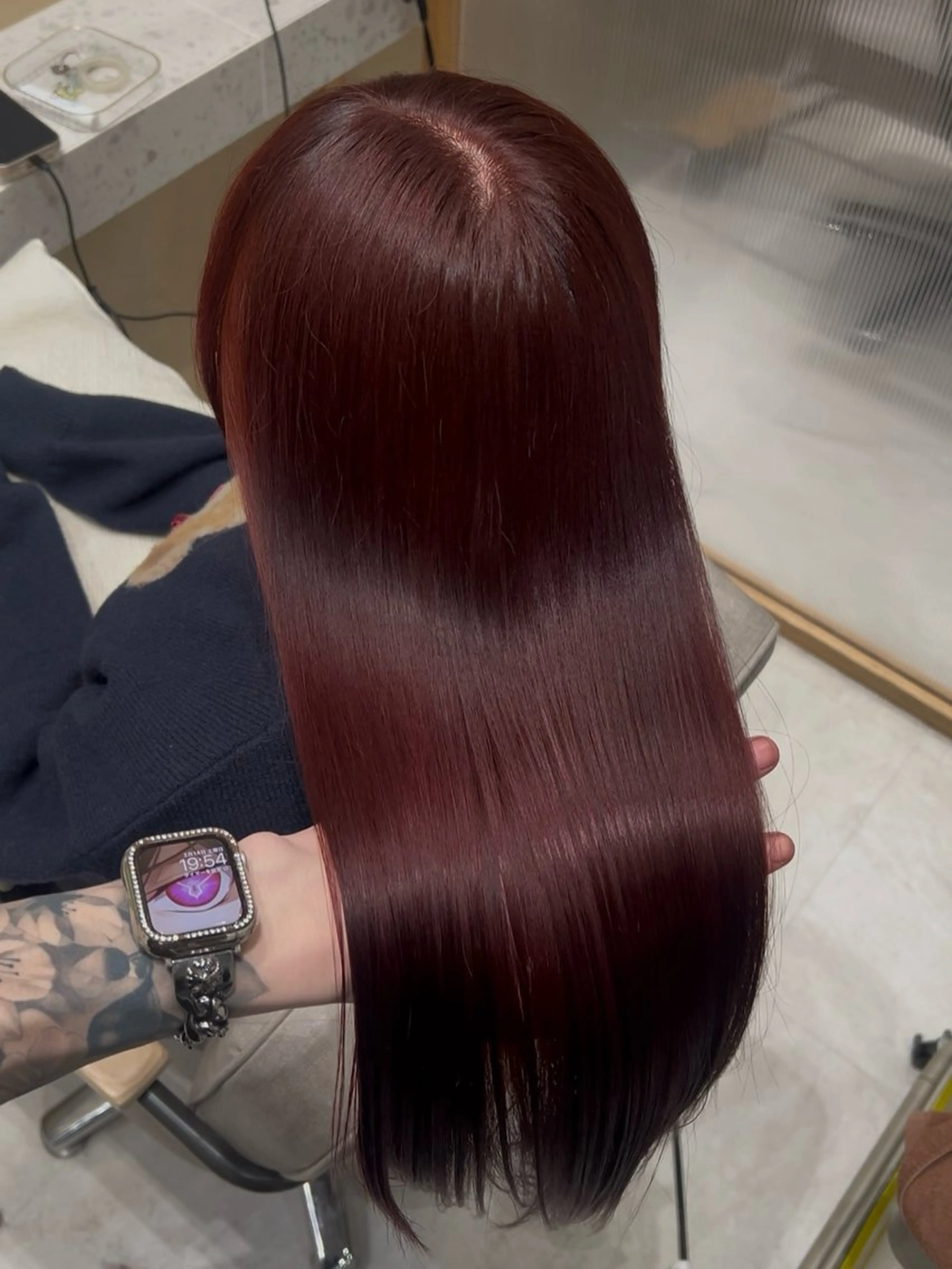 ロング ピンクラベンダー 髪質改善 トリートメント カット ヘアカラー トリートメント 💎髪質改善/艶髪 💎mizuki💎のヘアスタイル