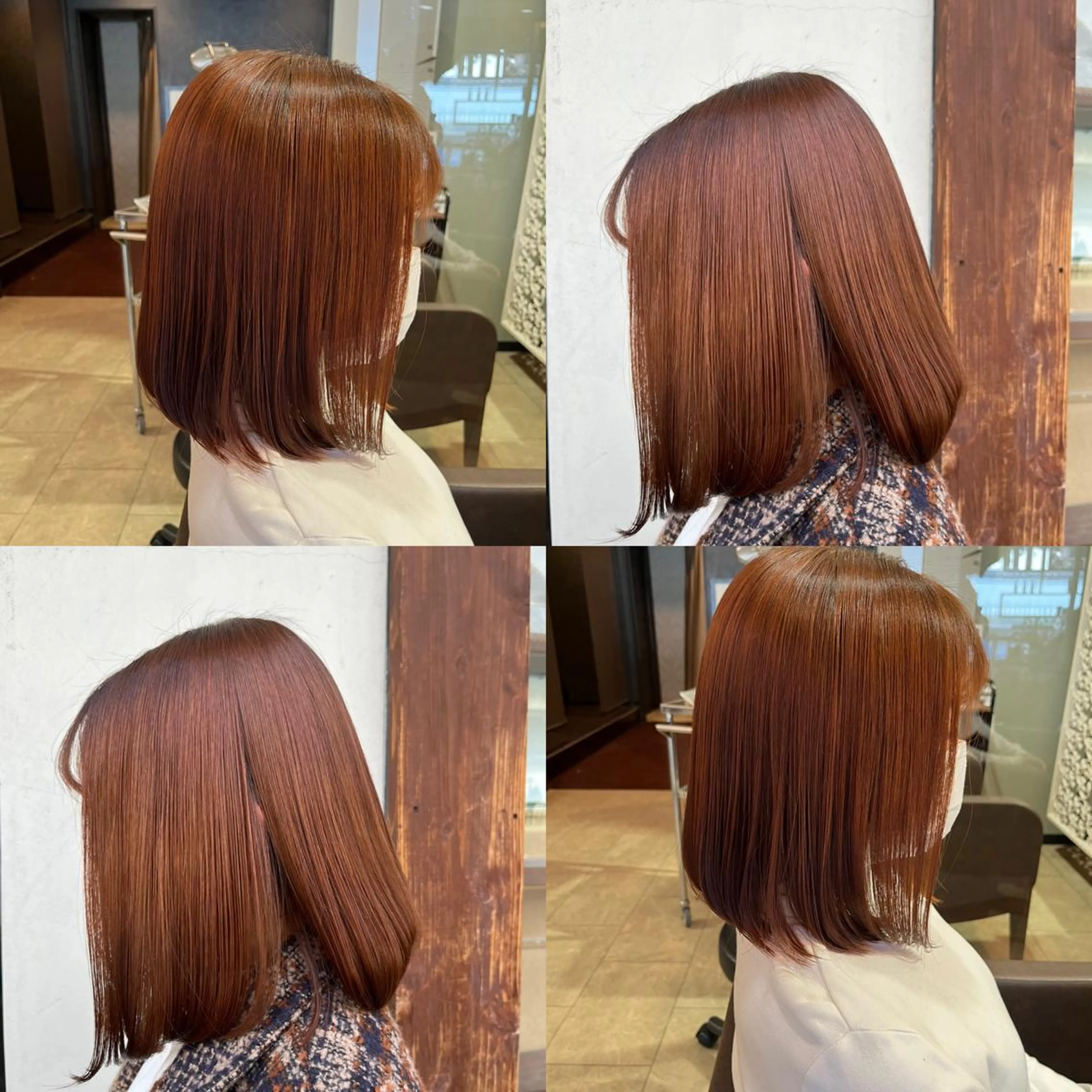 ミディアム カラー ekolu所属・髪質改善･縮毛矯正 特化･ユウシンのヘアスタイル