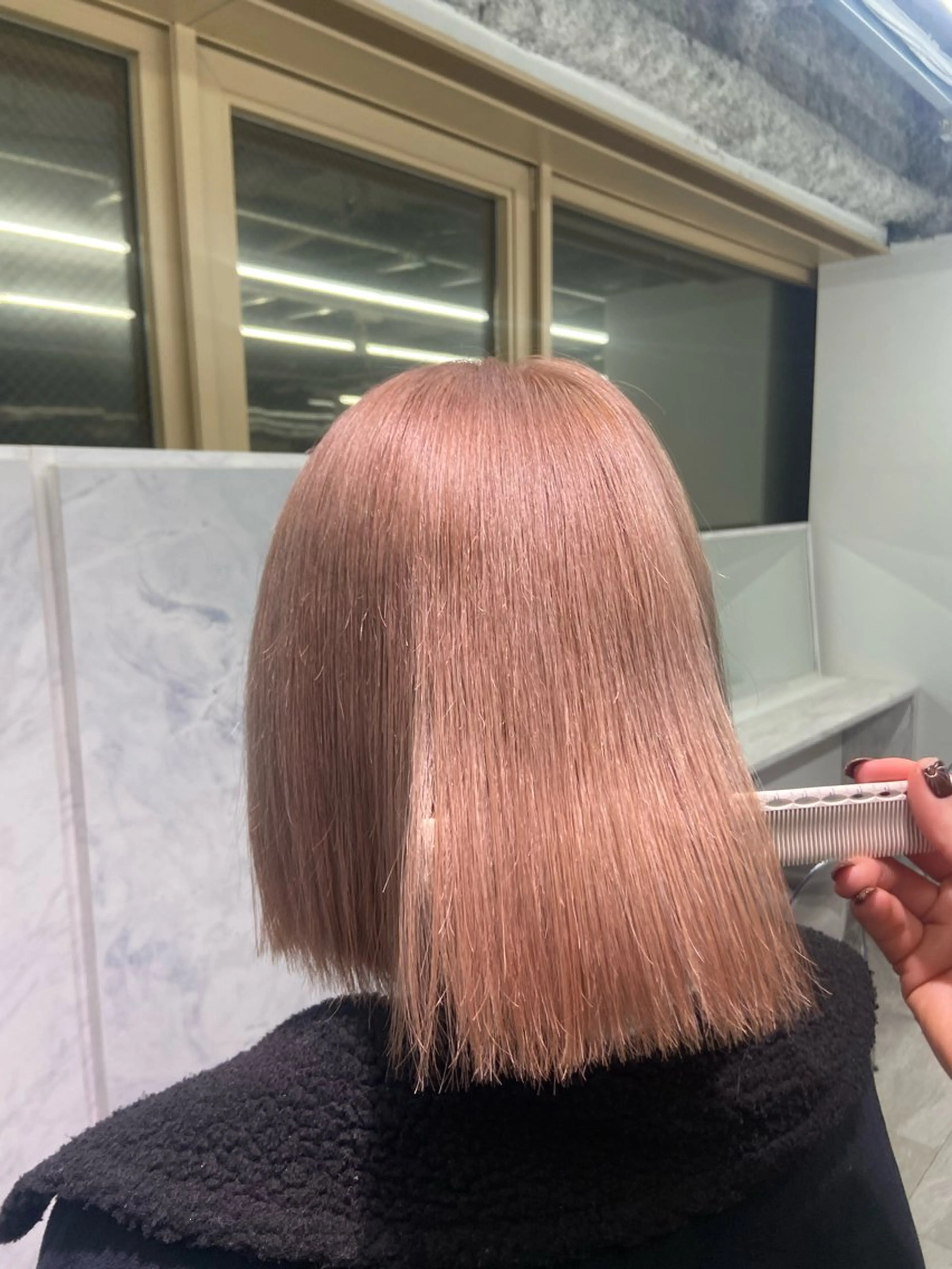 ミディアム ヘアカラー ハイトーン/エクステ 🫧minamiのヘアスタイル