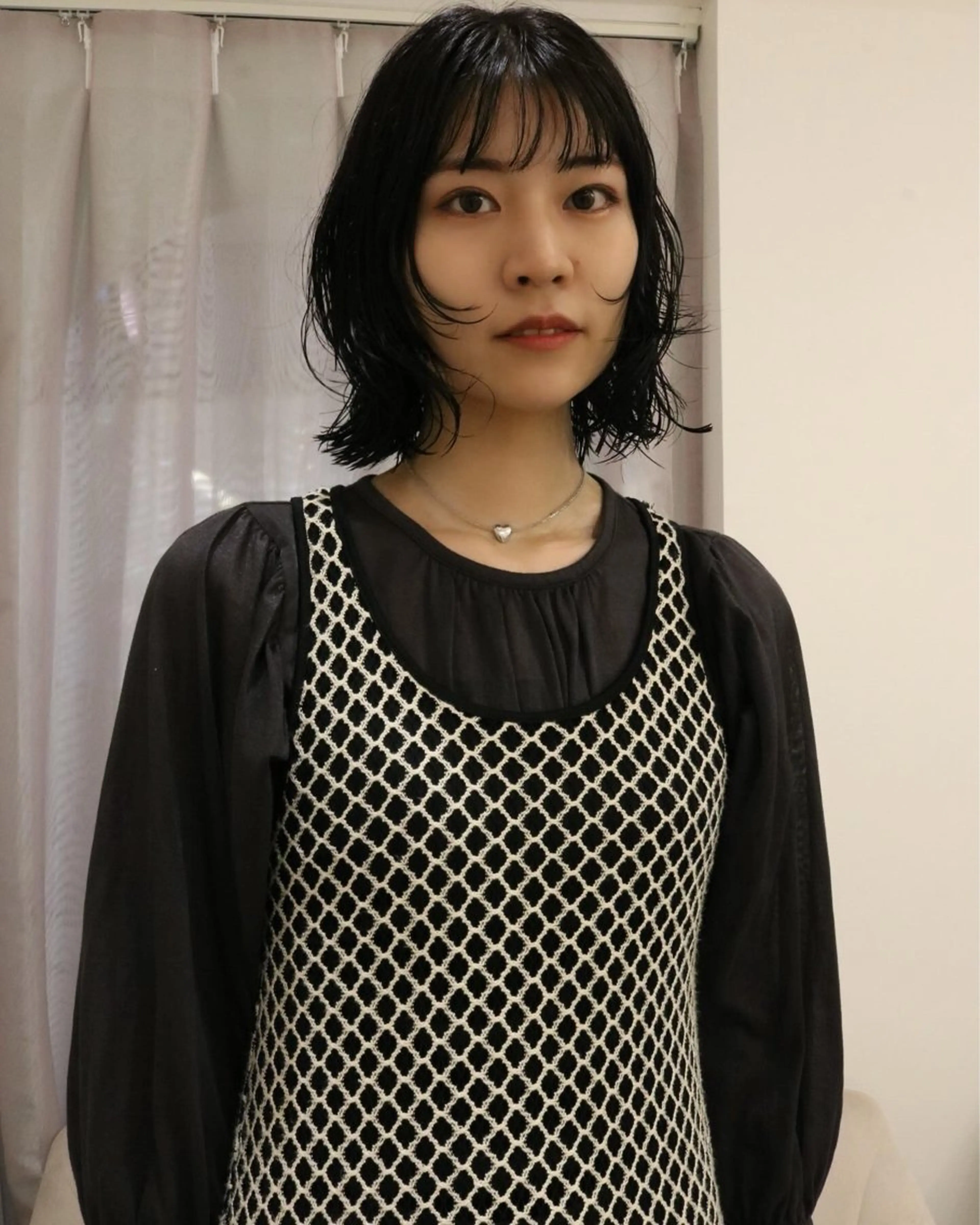 ショート パーマ カット パーマ トリートメント 松村 澪里のヘアスタイル