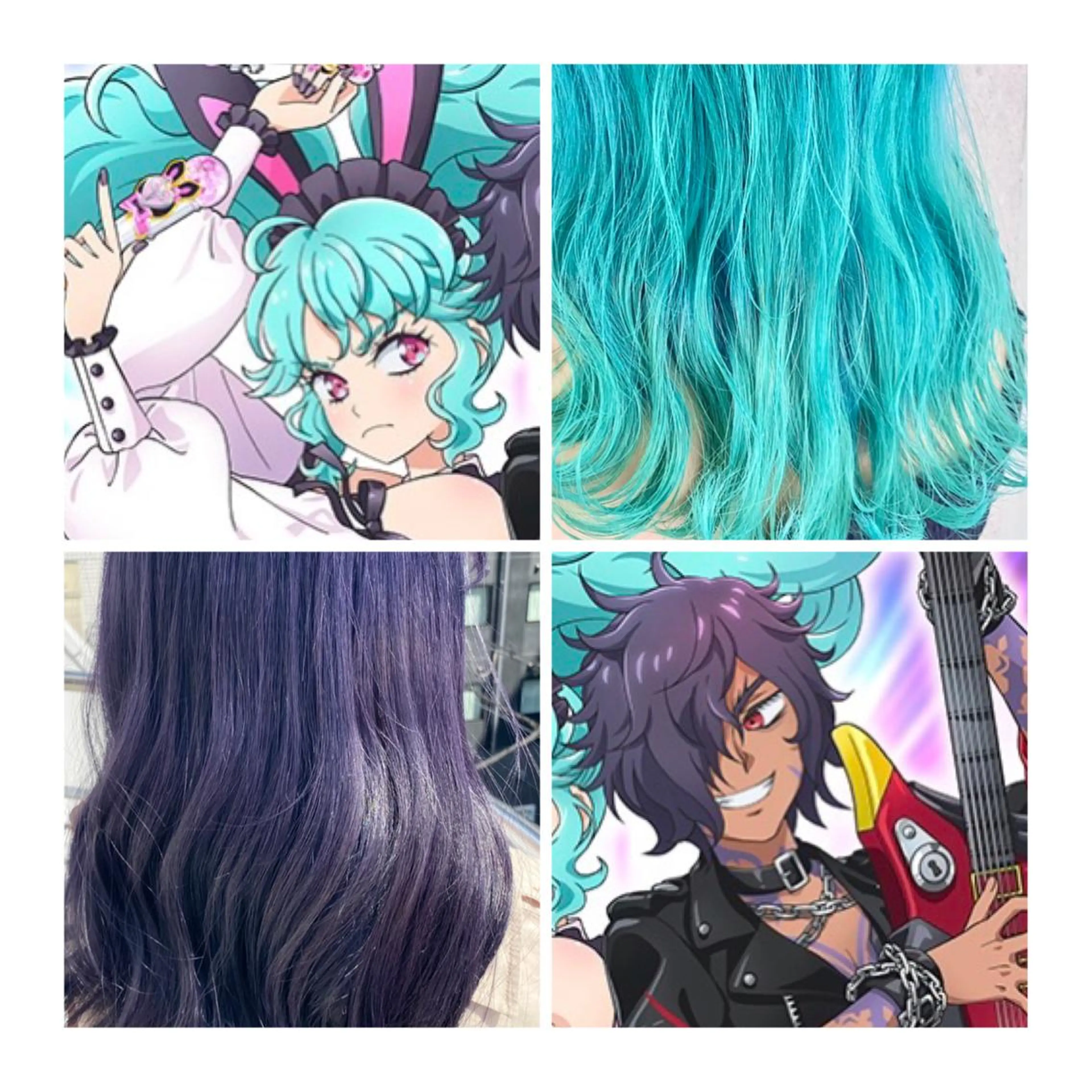 セミロング カラー GARU-ガル-所属・TSUNO🦖 派手髪/オタク美容師のヘアスタイル