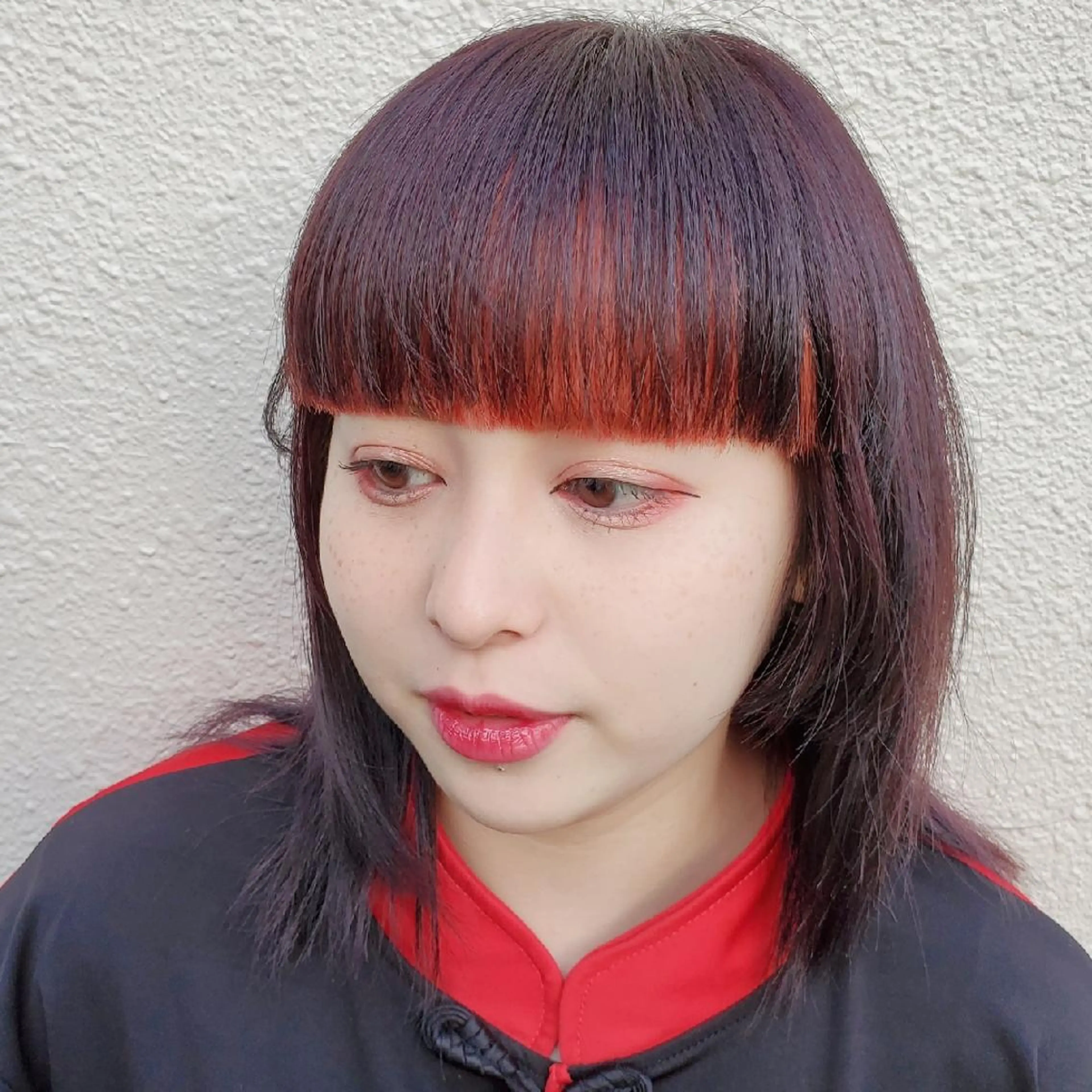 ミディアム ヘアカラー トリートメント 社内カット講師・店長 菅原賢一のヘアスタイル