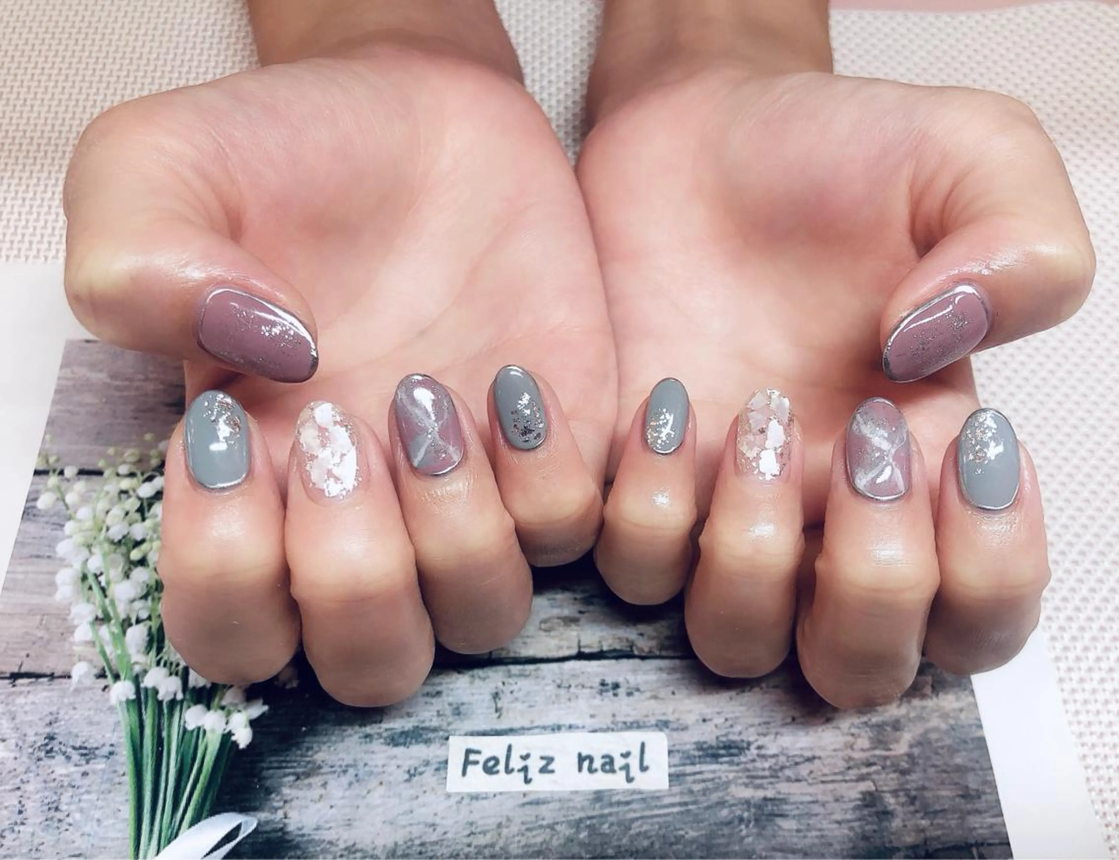 ネイル ジェルネイル パラジェル 夏ネイル ハンドネイル ユキカ （ネイリスト）のネイルデザイン