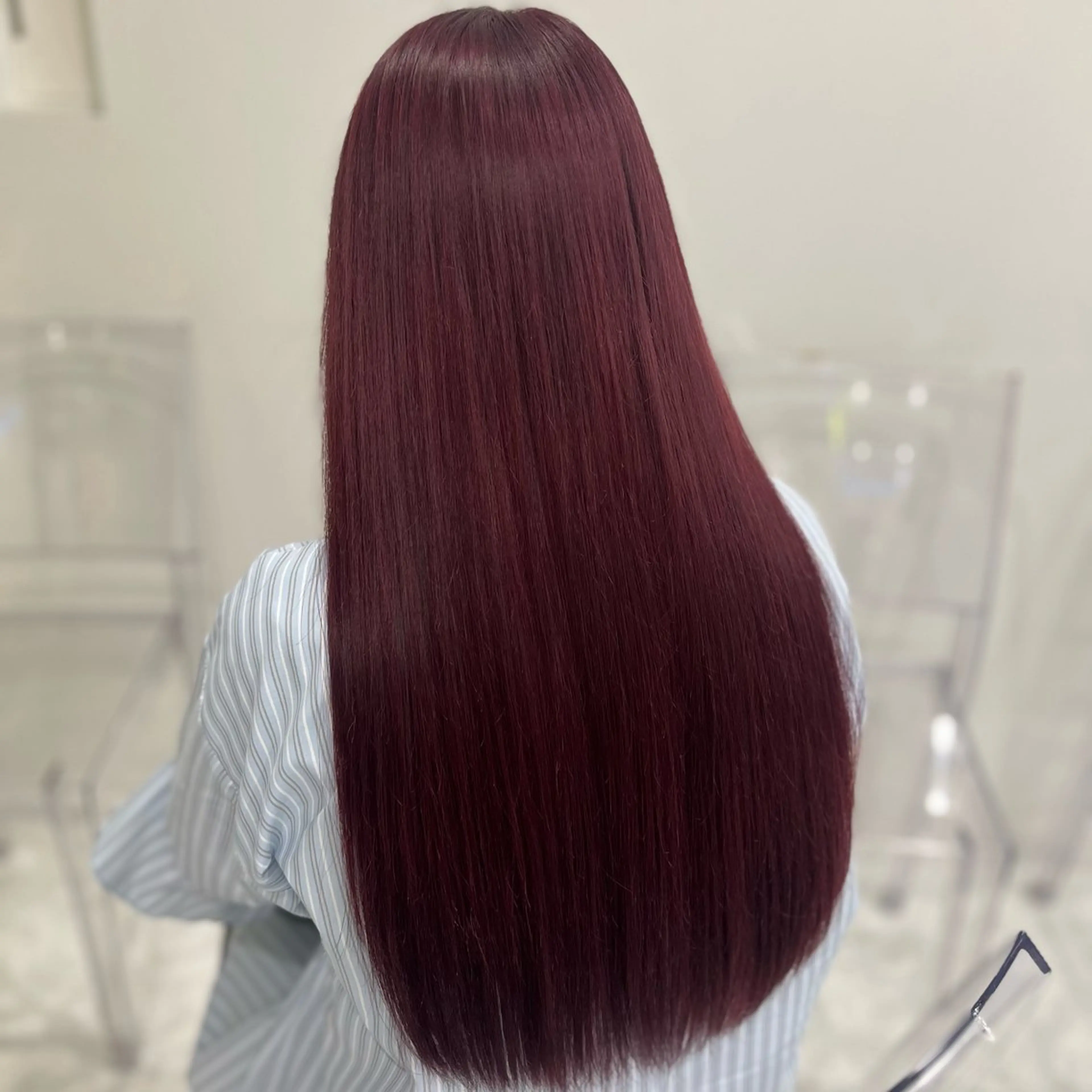 ロング 韓国っぽ♡寒色/暗髪 🫧MOEKA🦋のヘアスタイル