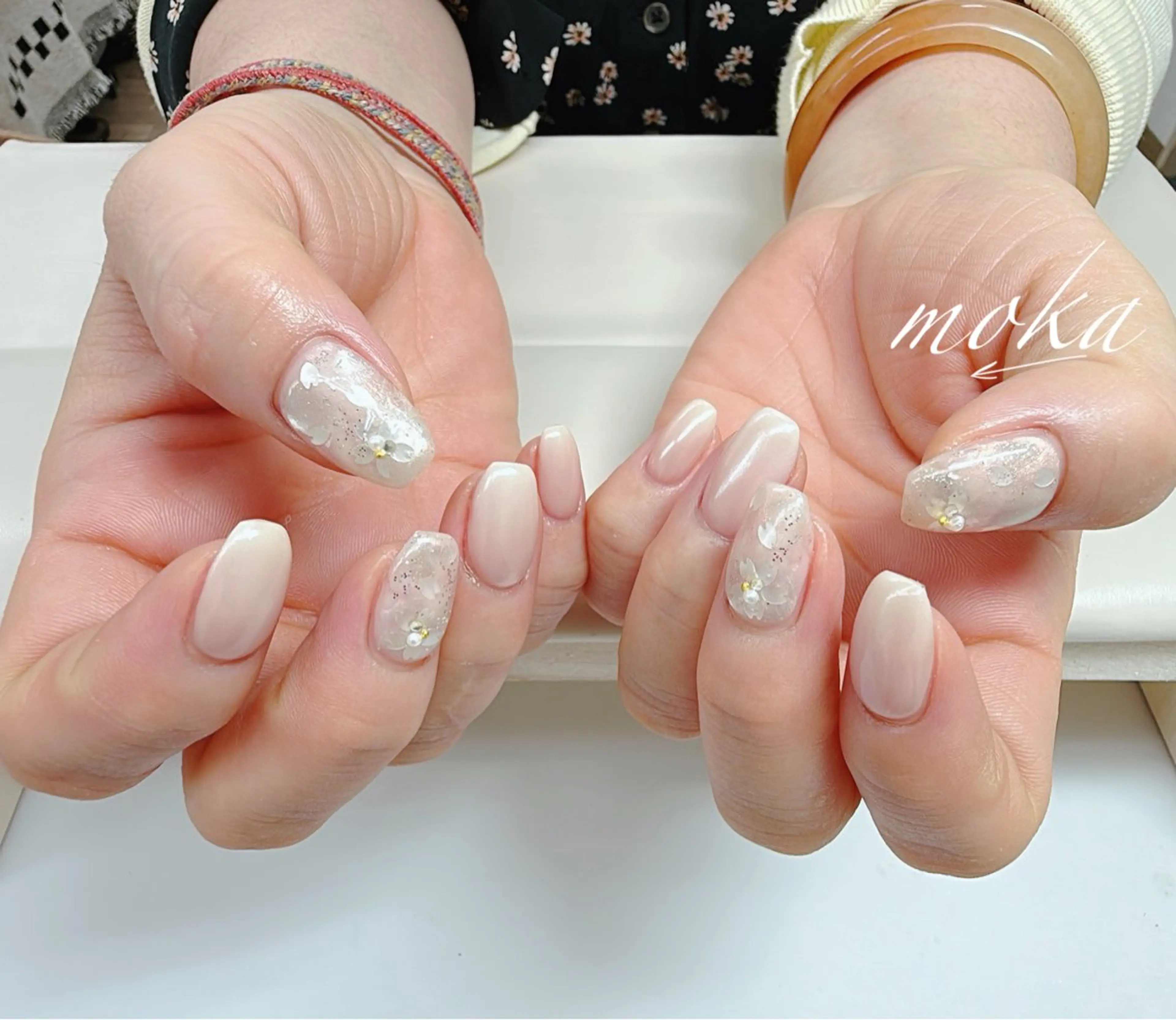ネイル 胡蝶蘭レディースサロ ンNailMOKAのネイルデザイン