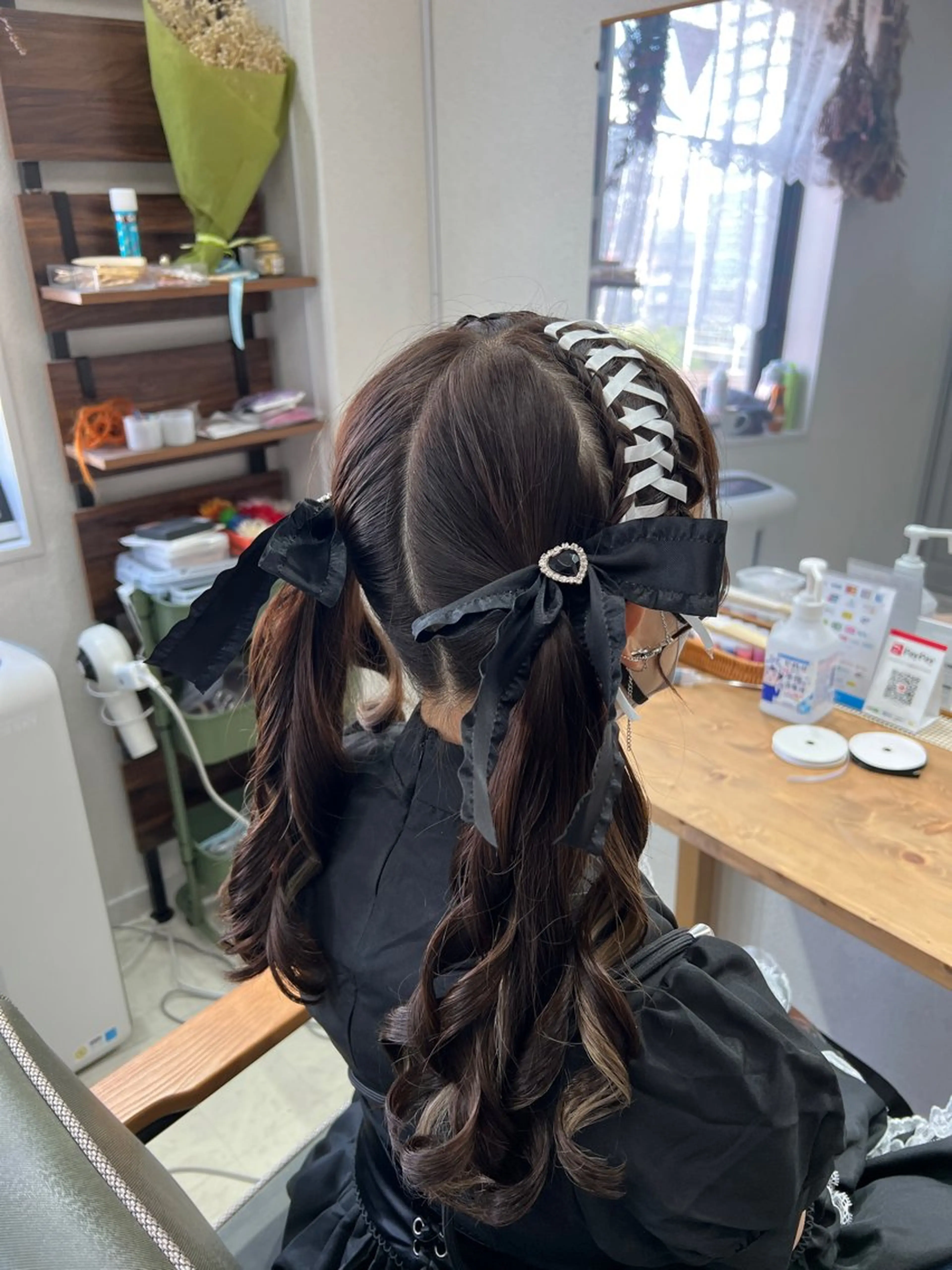 21時以降 深夜ヘアセット3500​〜​5500円(2024年7月以降はインスタDMから)の写真