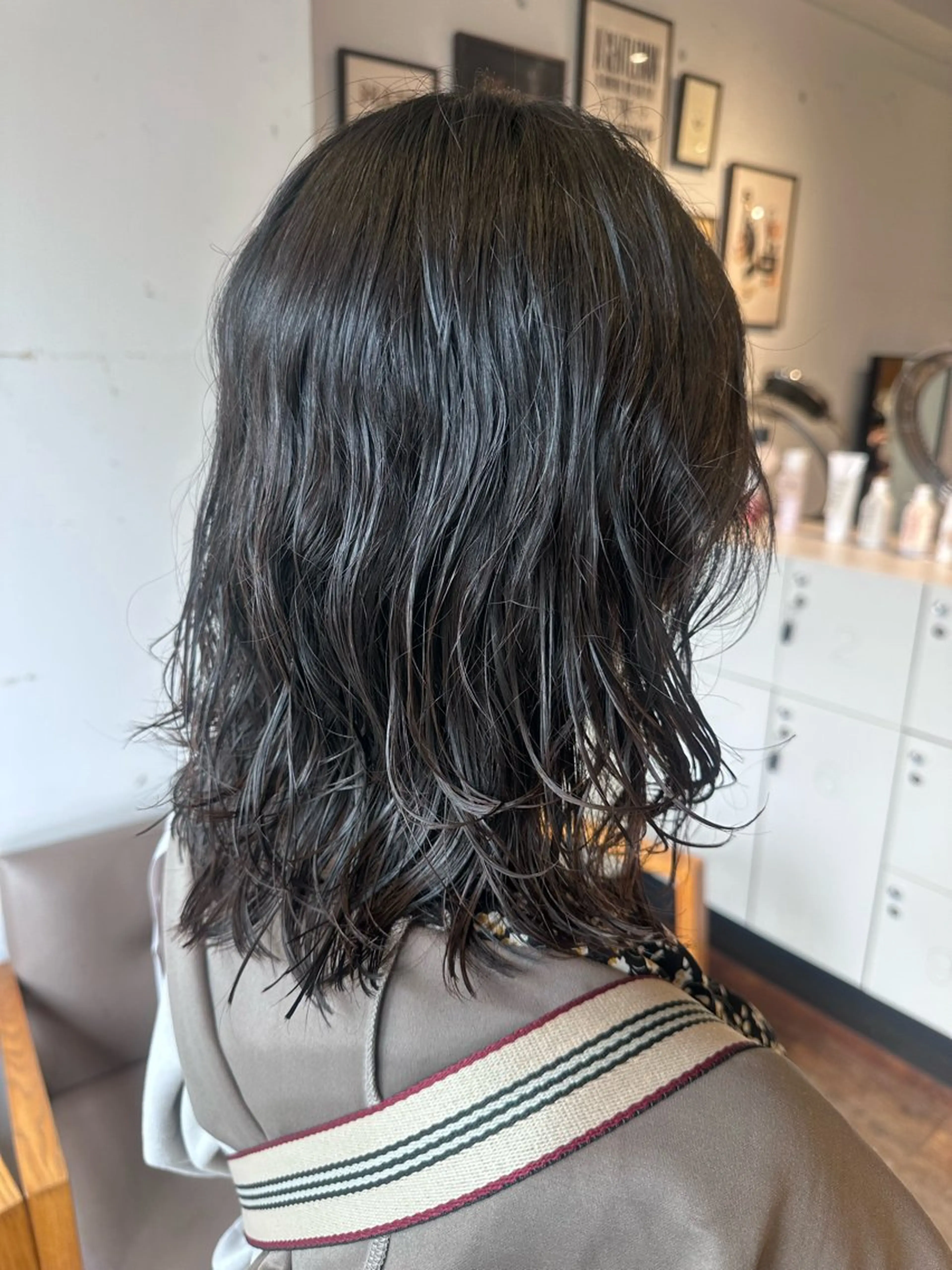 パーマ カット パーマ ✨️デザインカラー AIRI✨のヘアスタイル