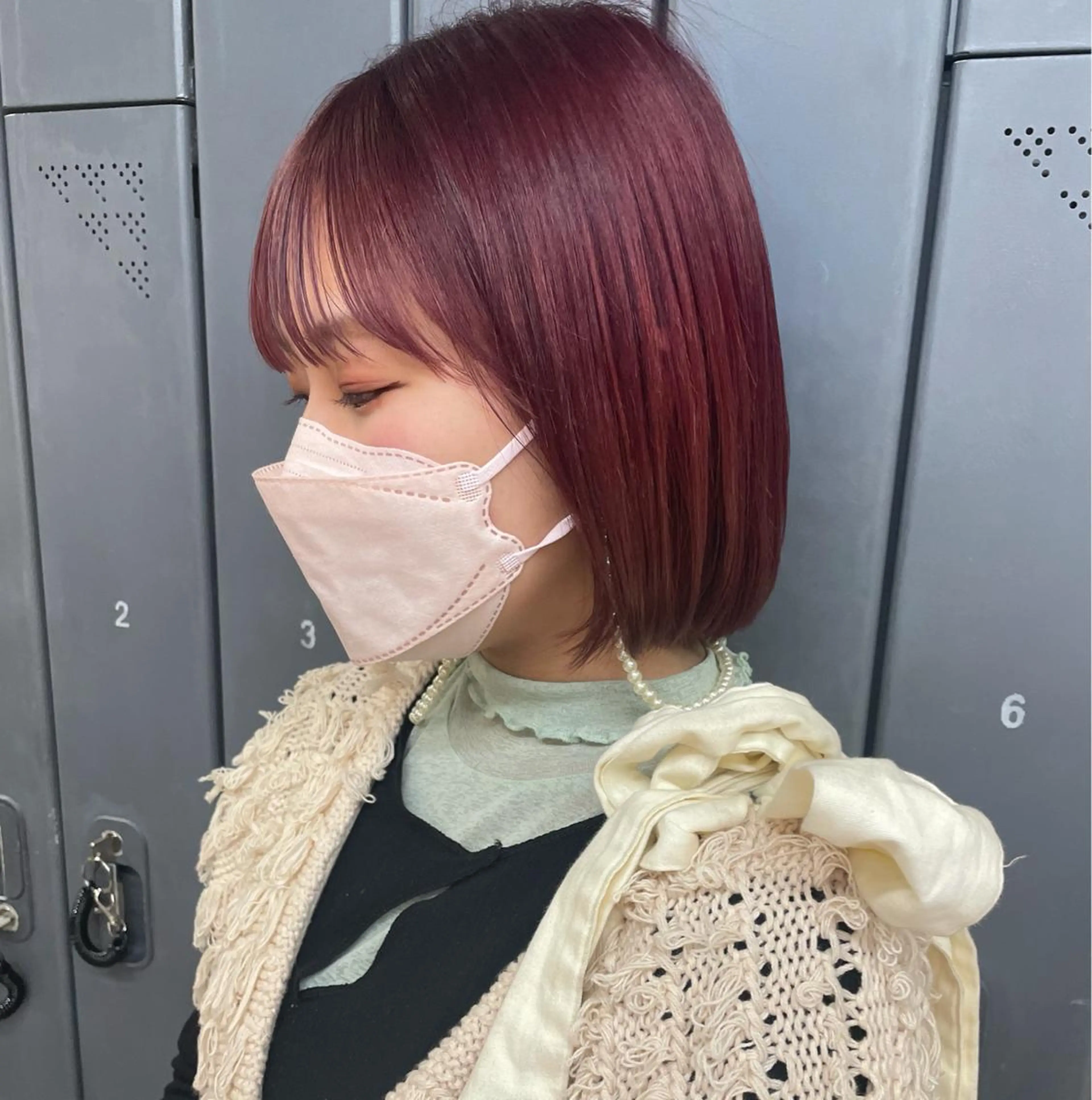 ミディアム クスカワ ノリエのヘアスタイル