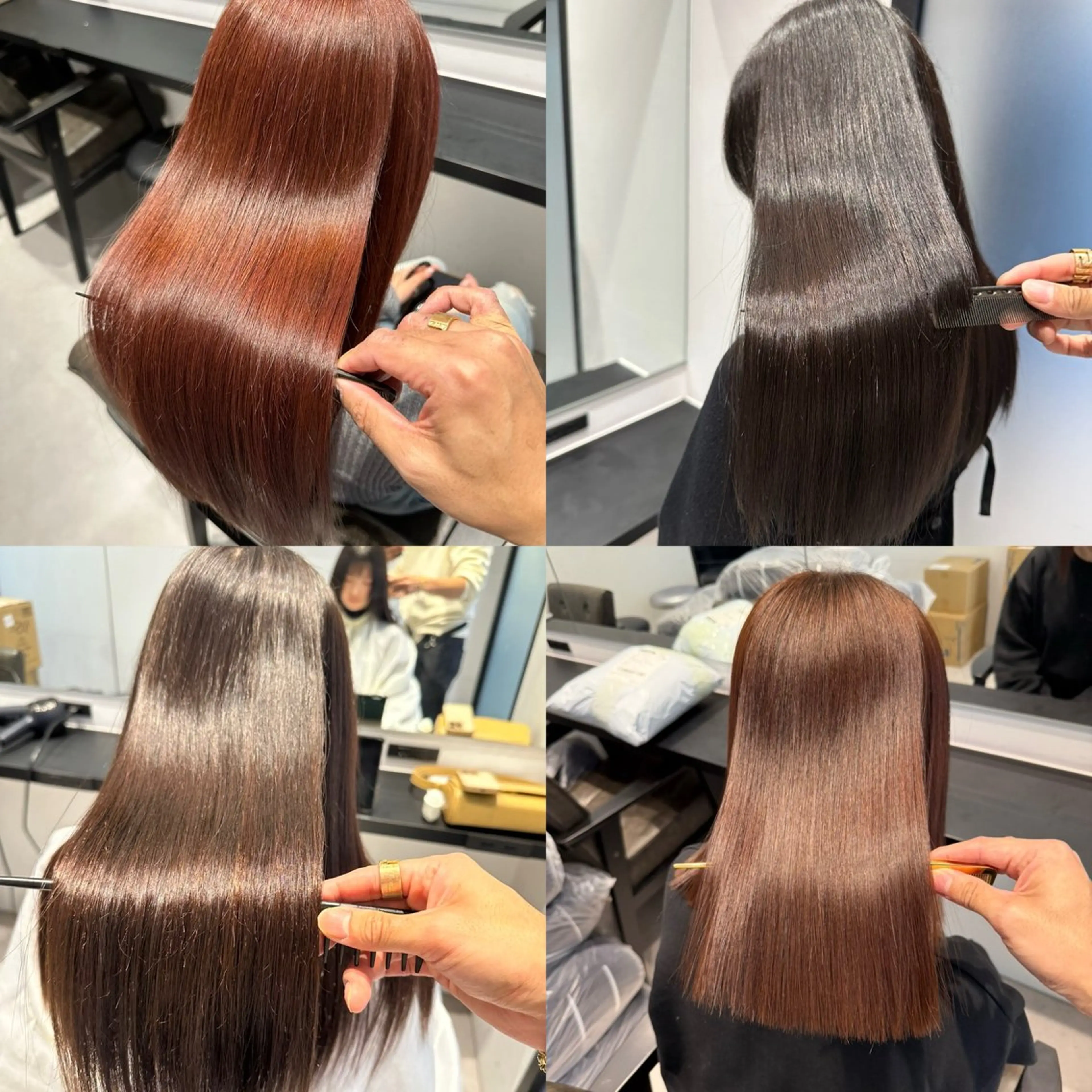 セミロング SALOWIN心斎橋Suite店所属・洗っても取れない 髪質改善|OJIROのヘアスタイル