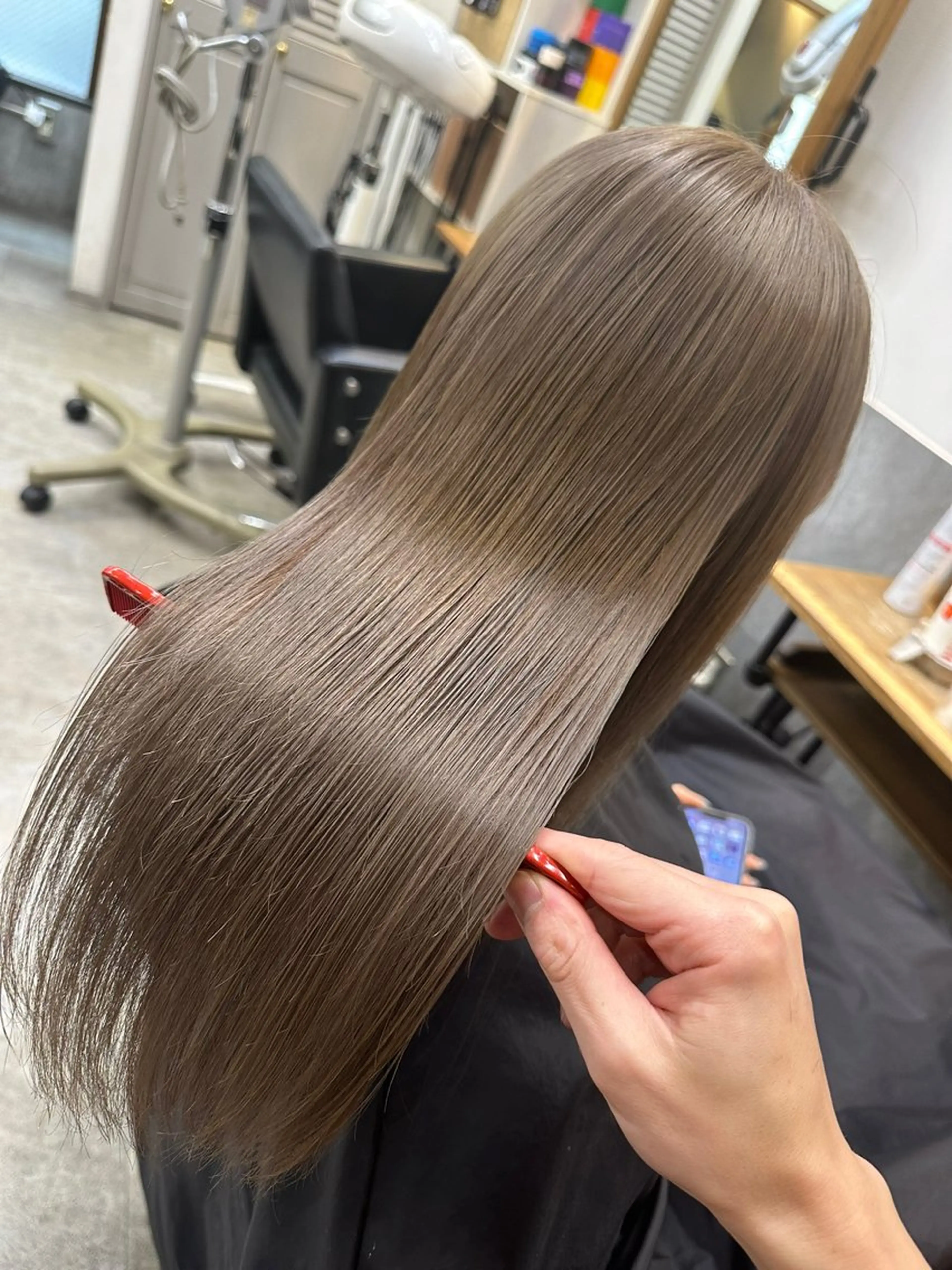 ロング カラー 髪質改善 トリートメント 髪質改善特化サロン ICONIQ天神店のヘアスタイル