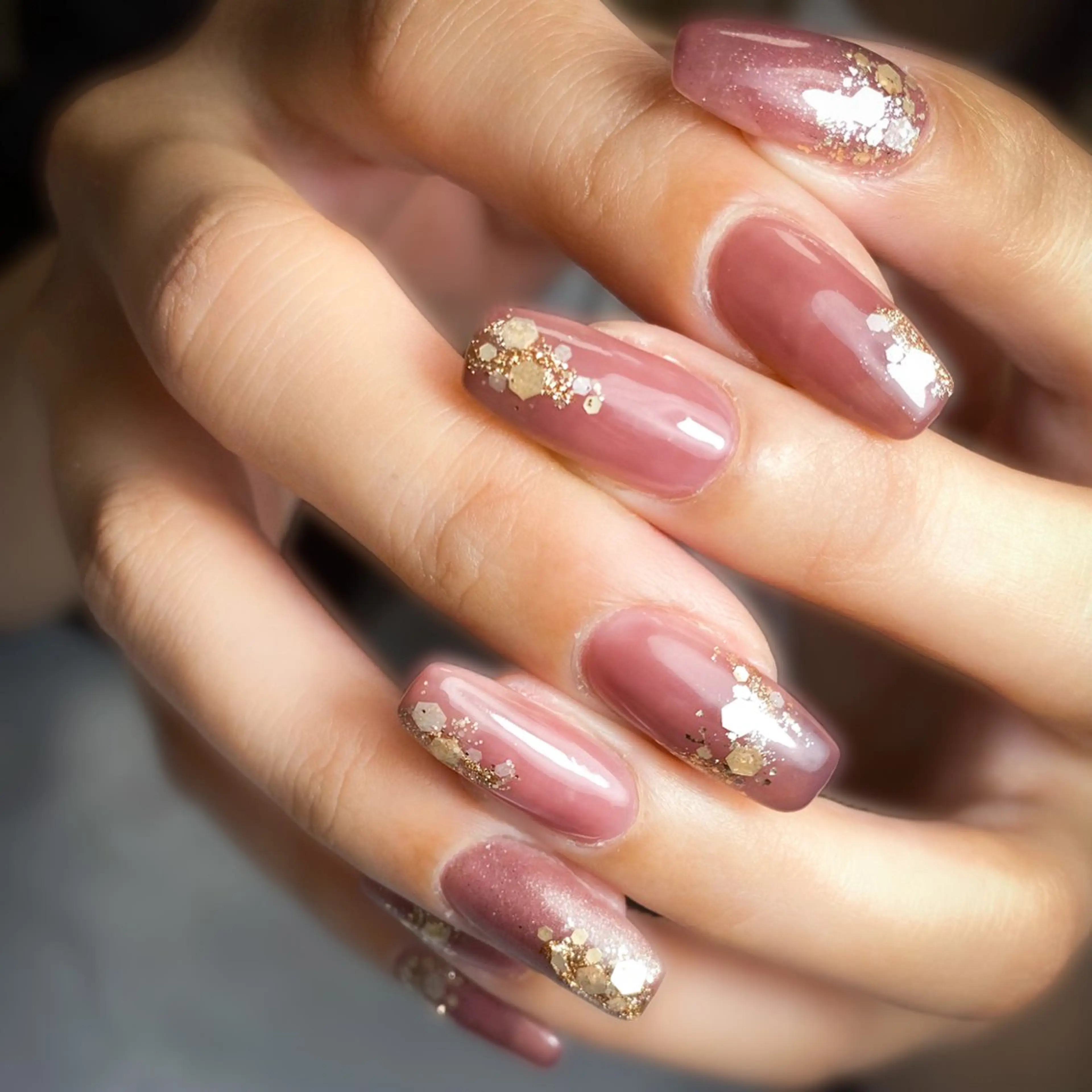 ネイル ハンドネイル &.nail/ ニュアンス/持込み可のネイルデザイン
