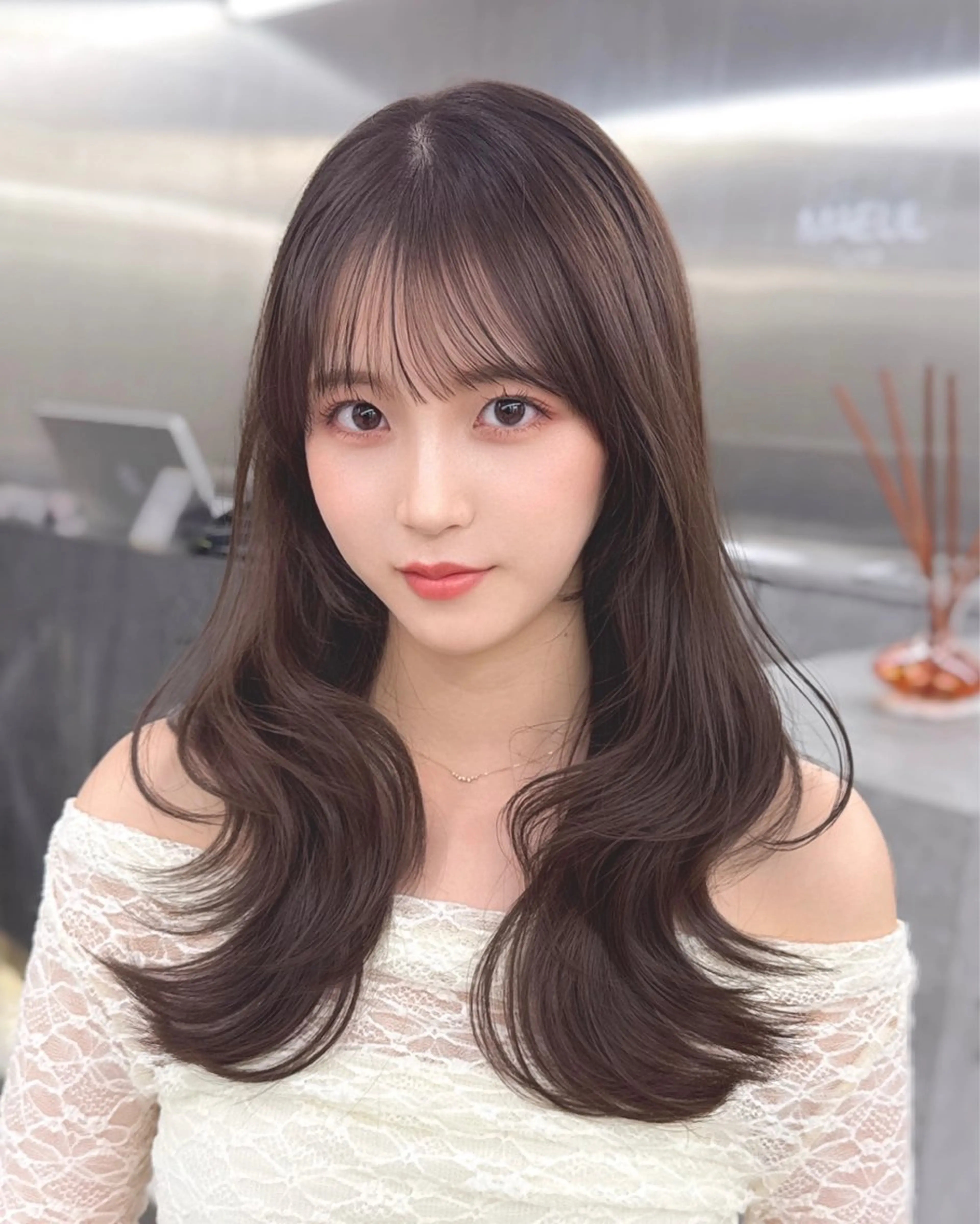 ロング カラー ヘアアレンジ くびれヘア 韓国風ヘア レイヤーカット レイヤー/韓国風ヘア /倉又大知のヘアスタイル