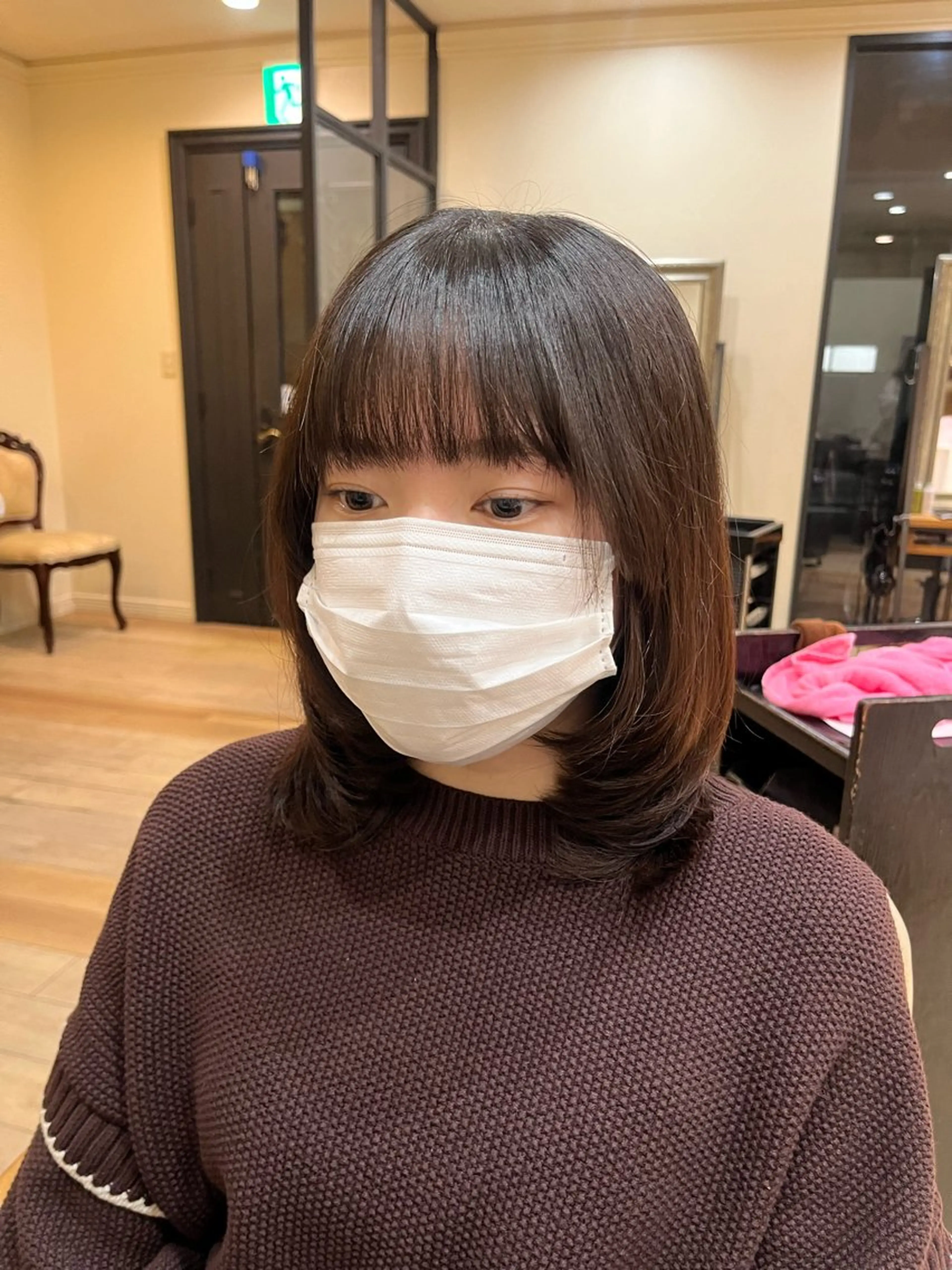 ミディアム ミディアムレイヤー レイヤーカット みゆ/ カラーリスト🎀のヘアスタイル