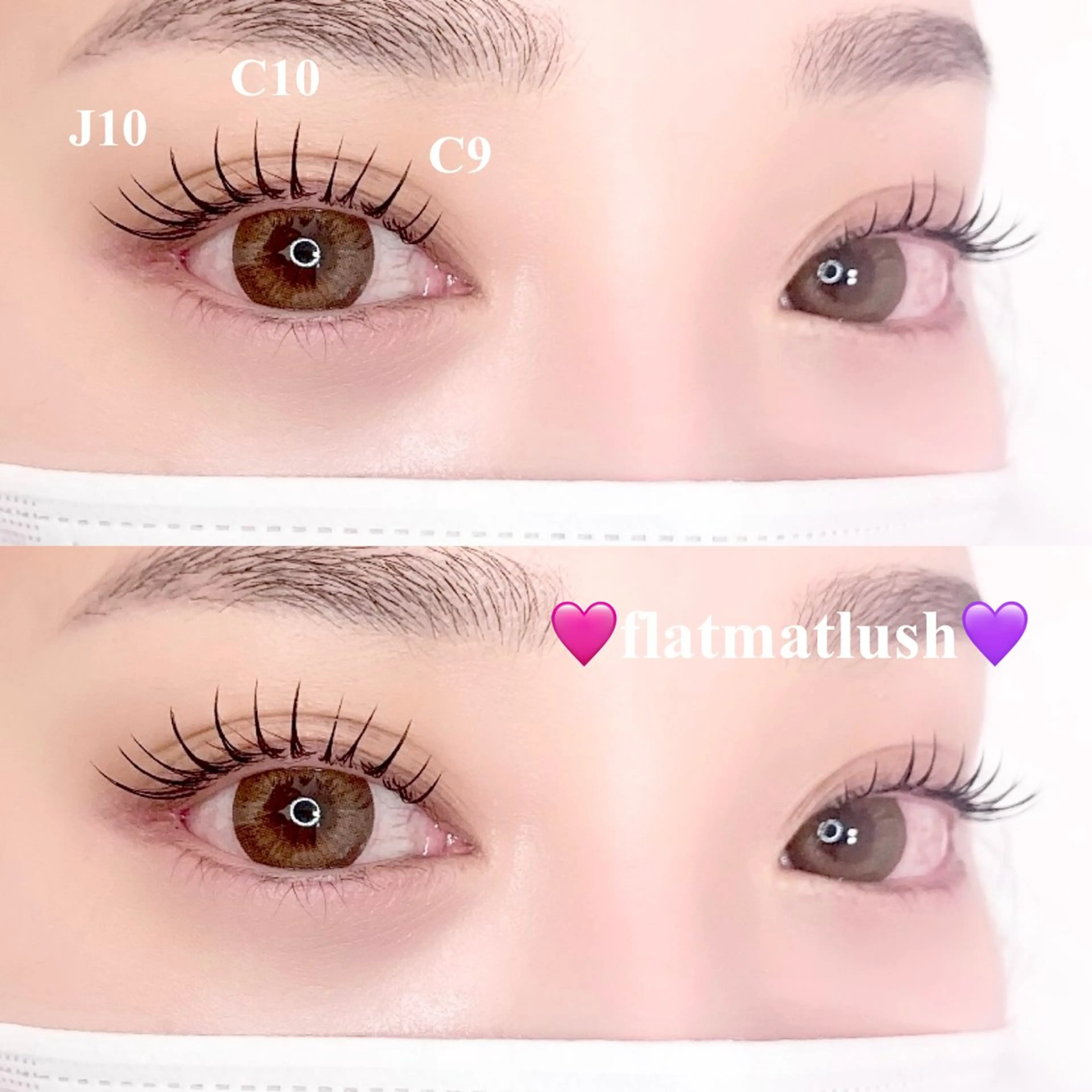 マツエク・マツパ purple aster名駅店所属・パープルアスター/ mako🐈‍⬛🤍のマツエク・マツパデザイン