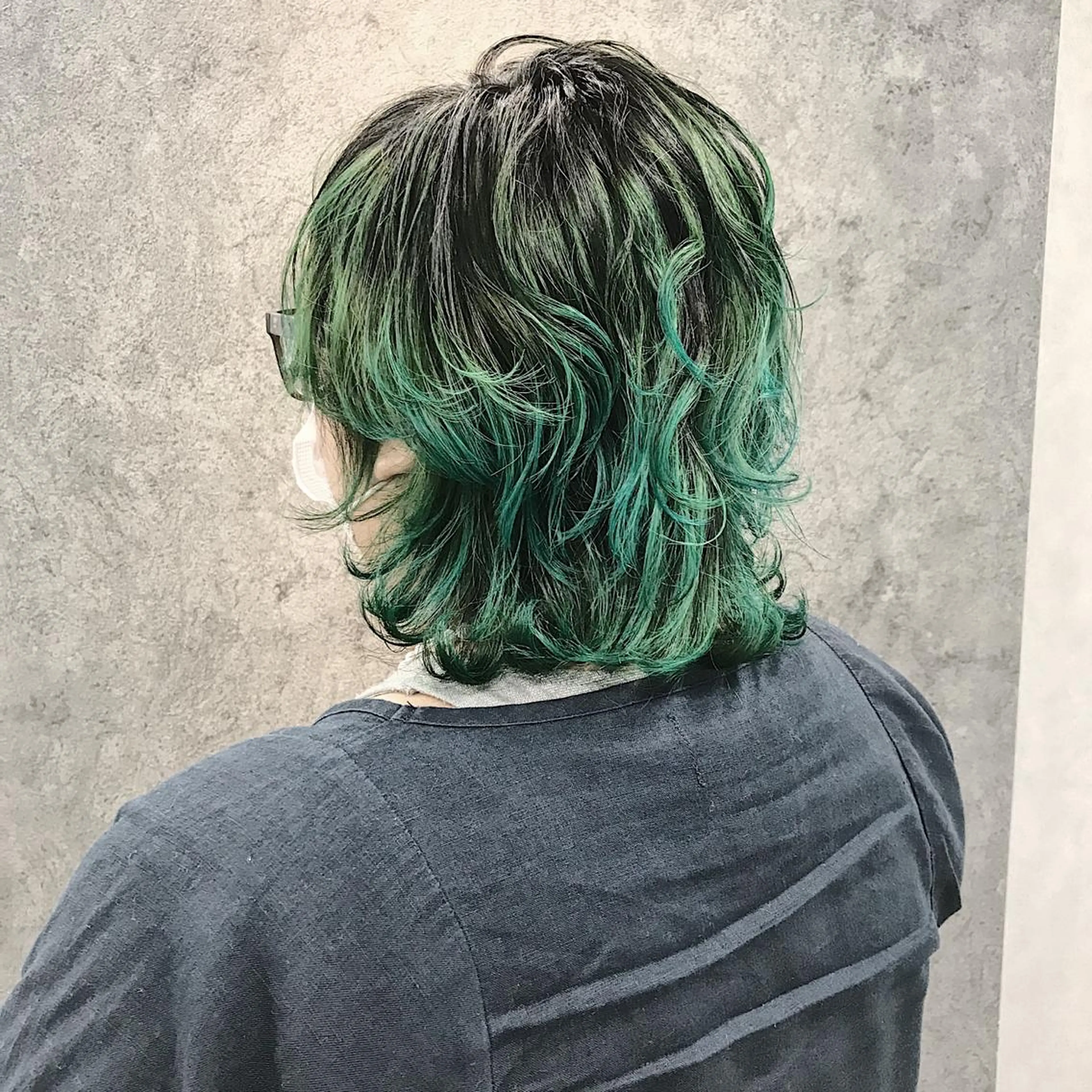 ミディアム レイヤーカット カット ヘアカラー トリートメント 所渉/韓国レイヤー /ウルフカットのヘアスタイル