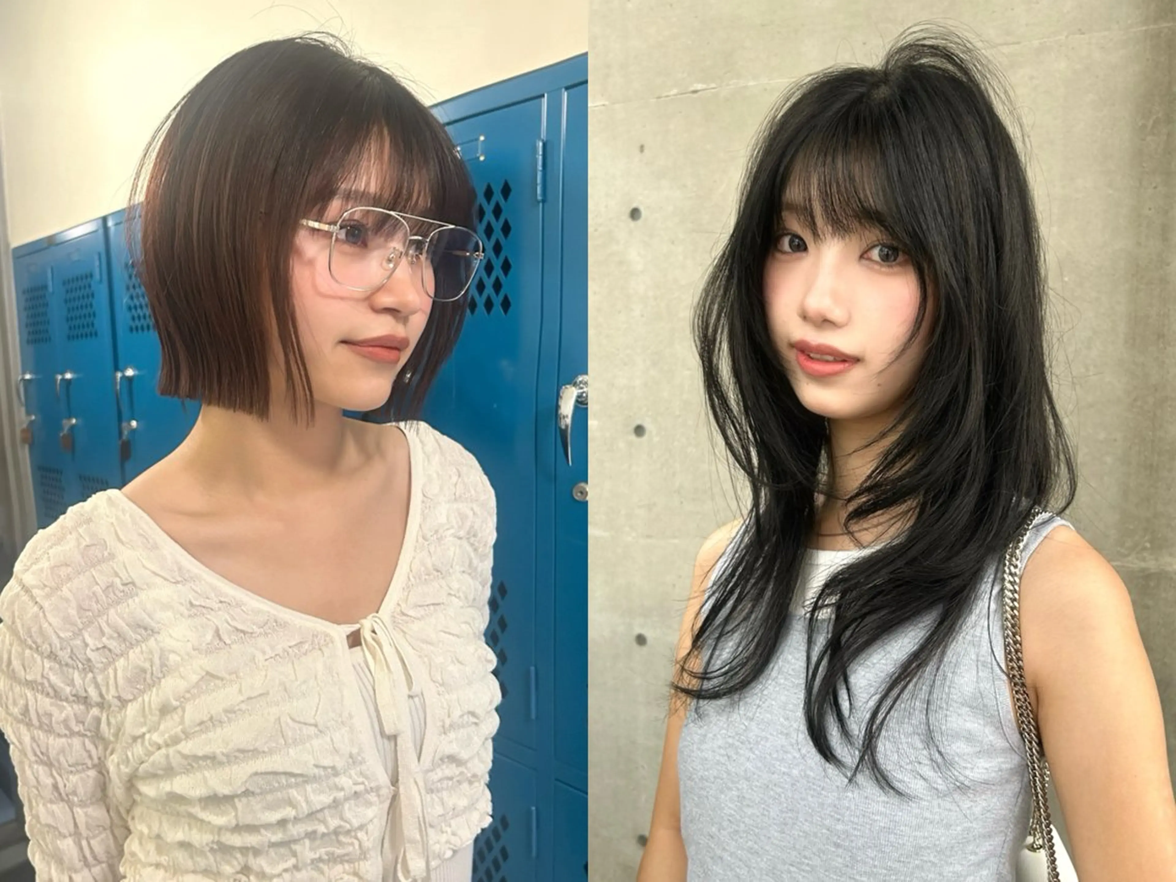 【U-28 3日間限定価格✨トリートメント付き】韓国ボブ/レイヤーカット　#ロングレイヤー#タッセルカットの写真