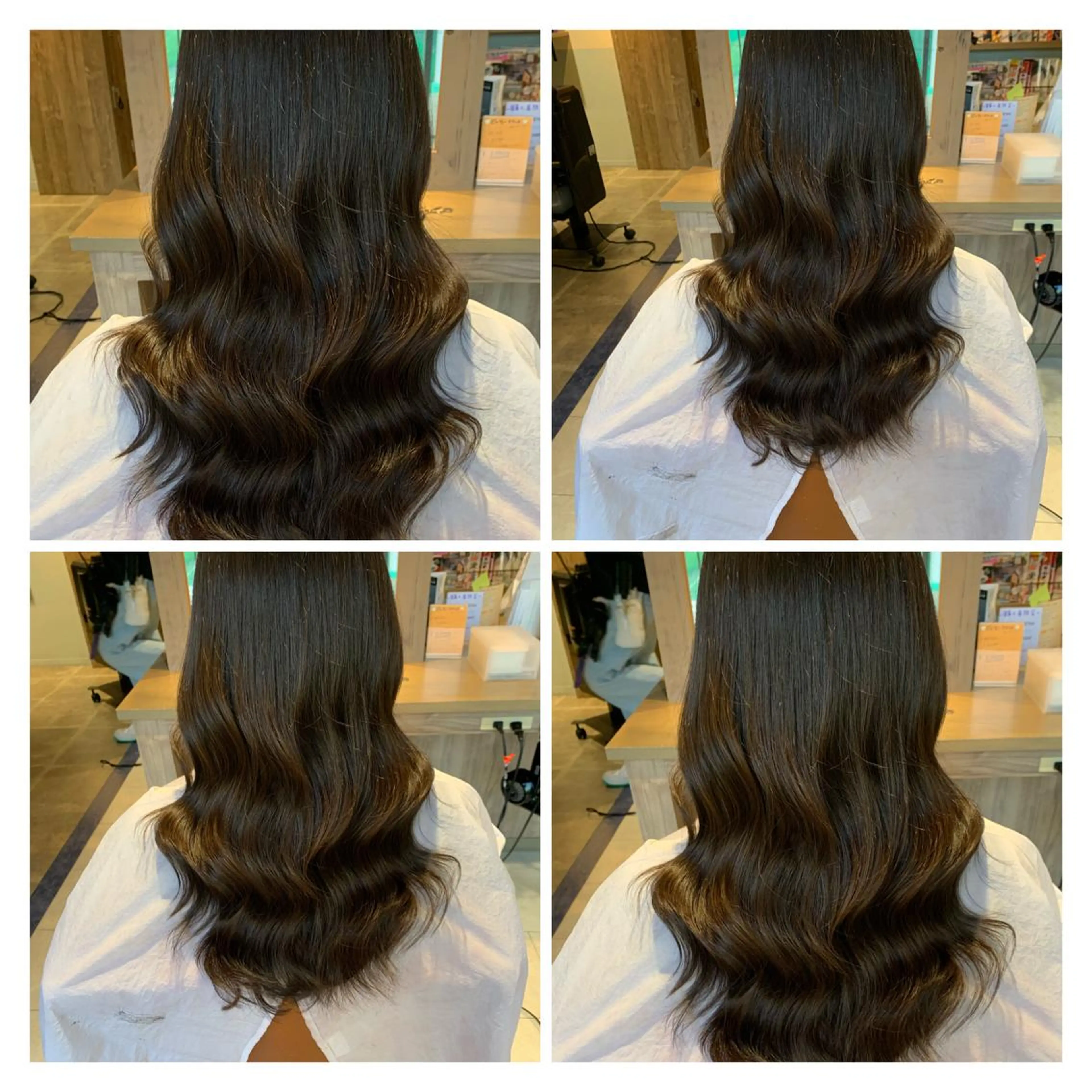 ロング カラー カット ヘアカラー トリートメント 髪質改善艶髪 ℍ𝔸ℝ𝕌𝕂𝔸のヘアスタイル