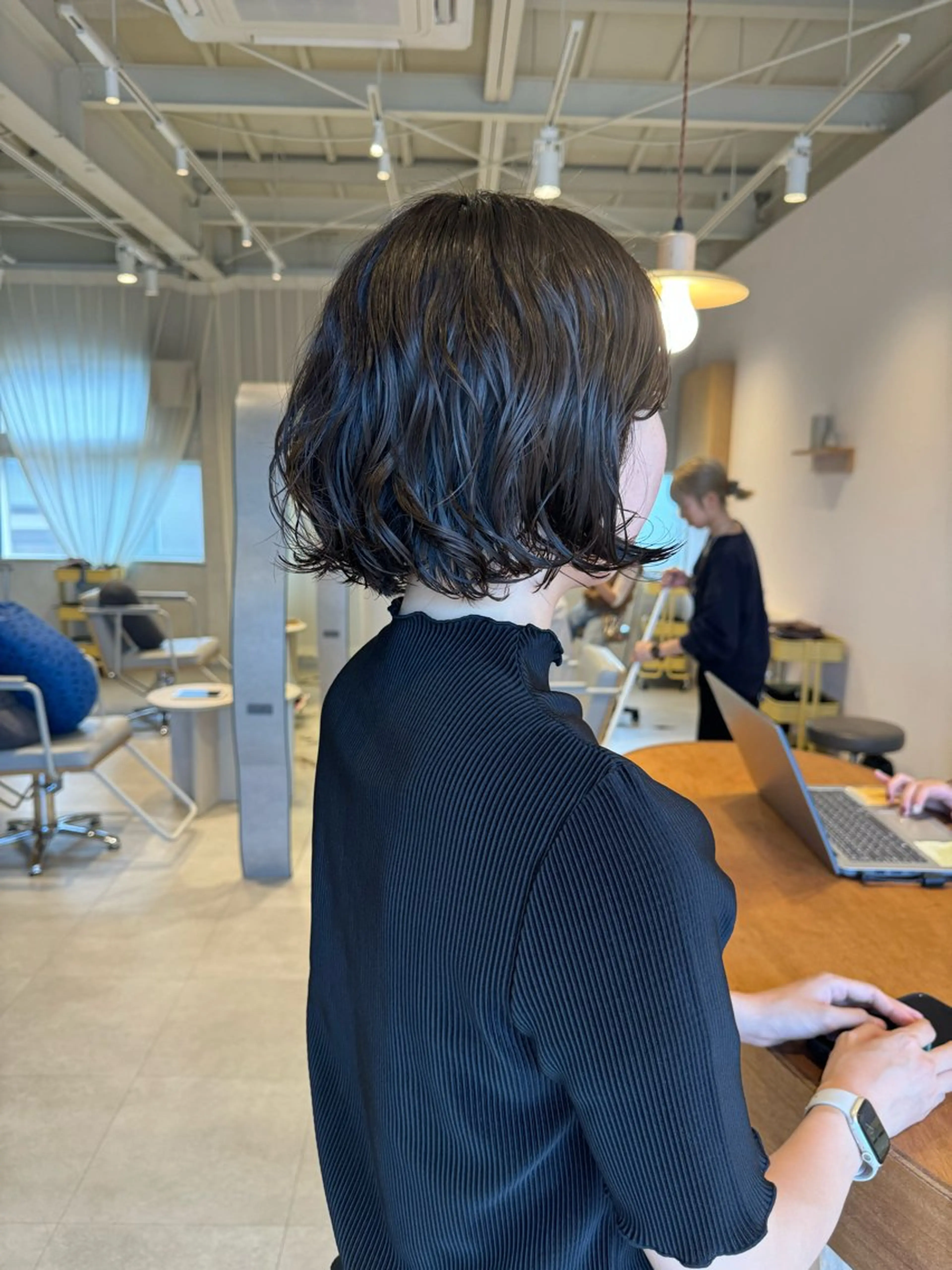 ショート カラー パーマ カット パーマ レイヤー/ボブパーマ /垢抜け/タクミのヘアスタイル