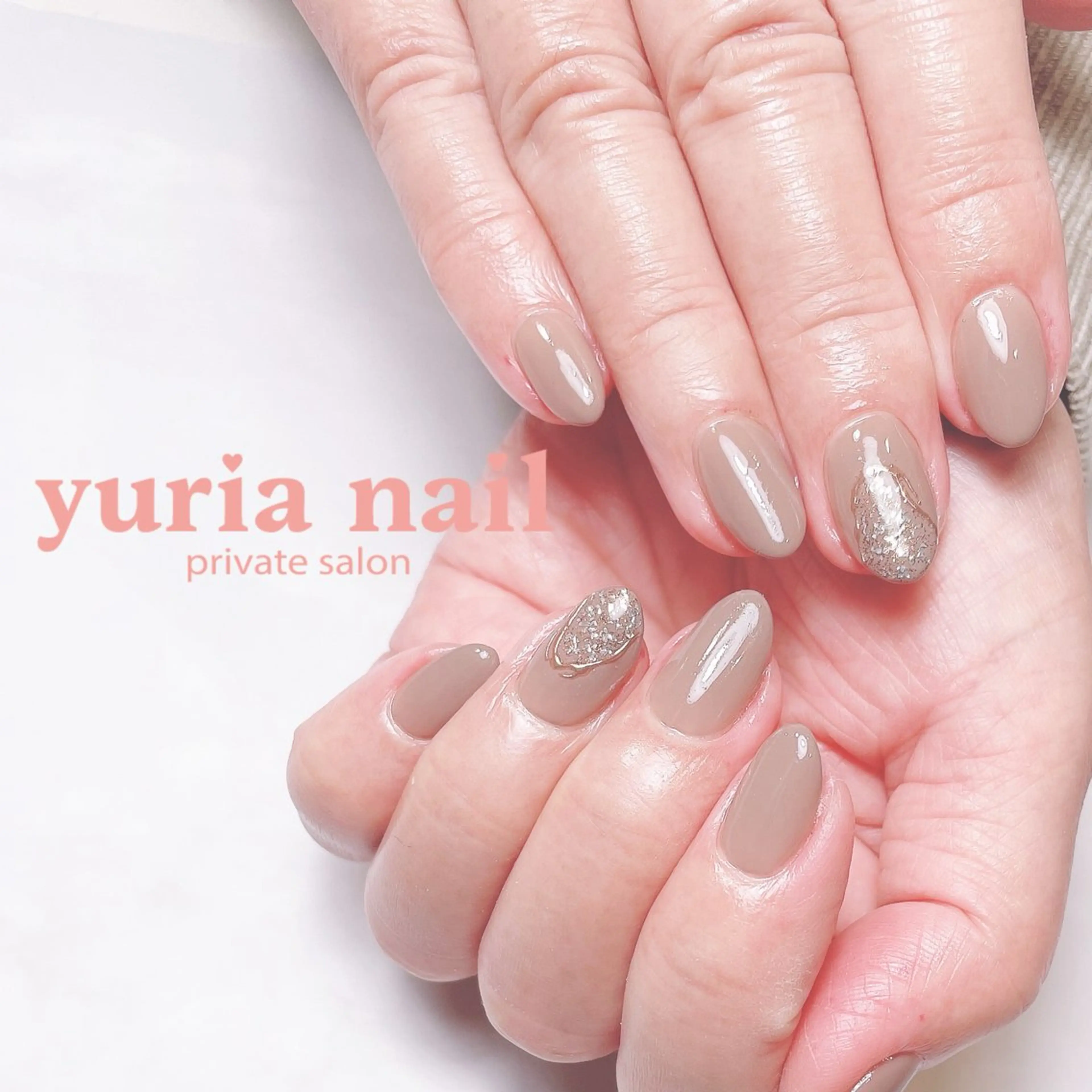 ネイル ジェルネイル ニュアンスネイル オフィスネイル ワンカラーネイル ハンドネイル 小林 ゆりあのネイルデザイン