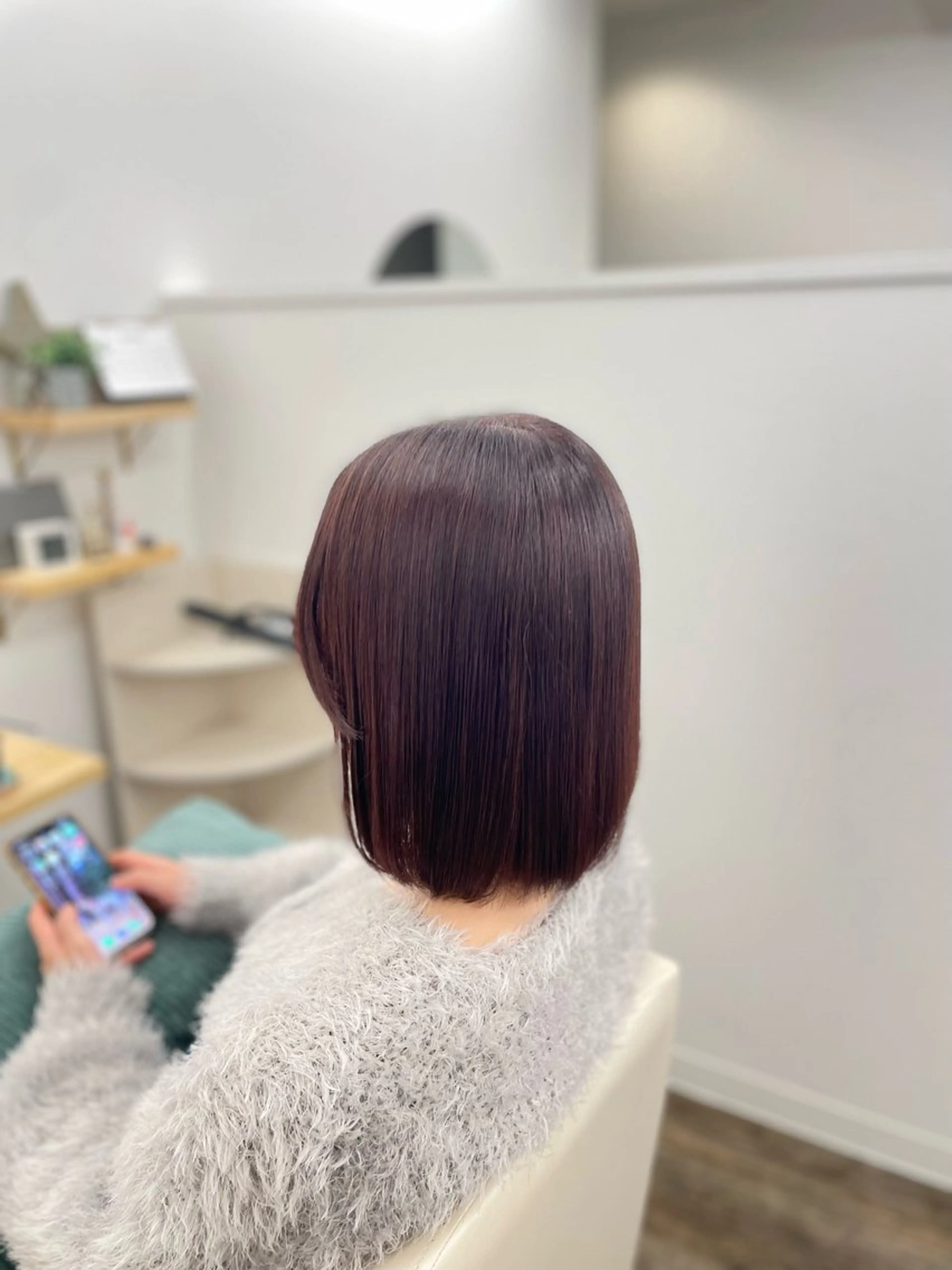 ミディアム カラー bifinoLuce / 松村琉希のヘアスタイル