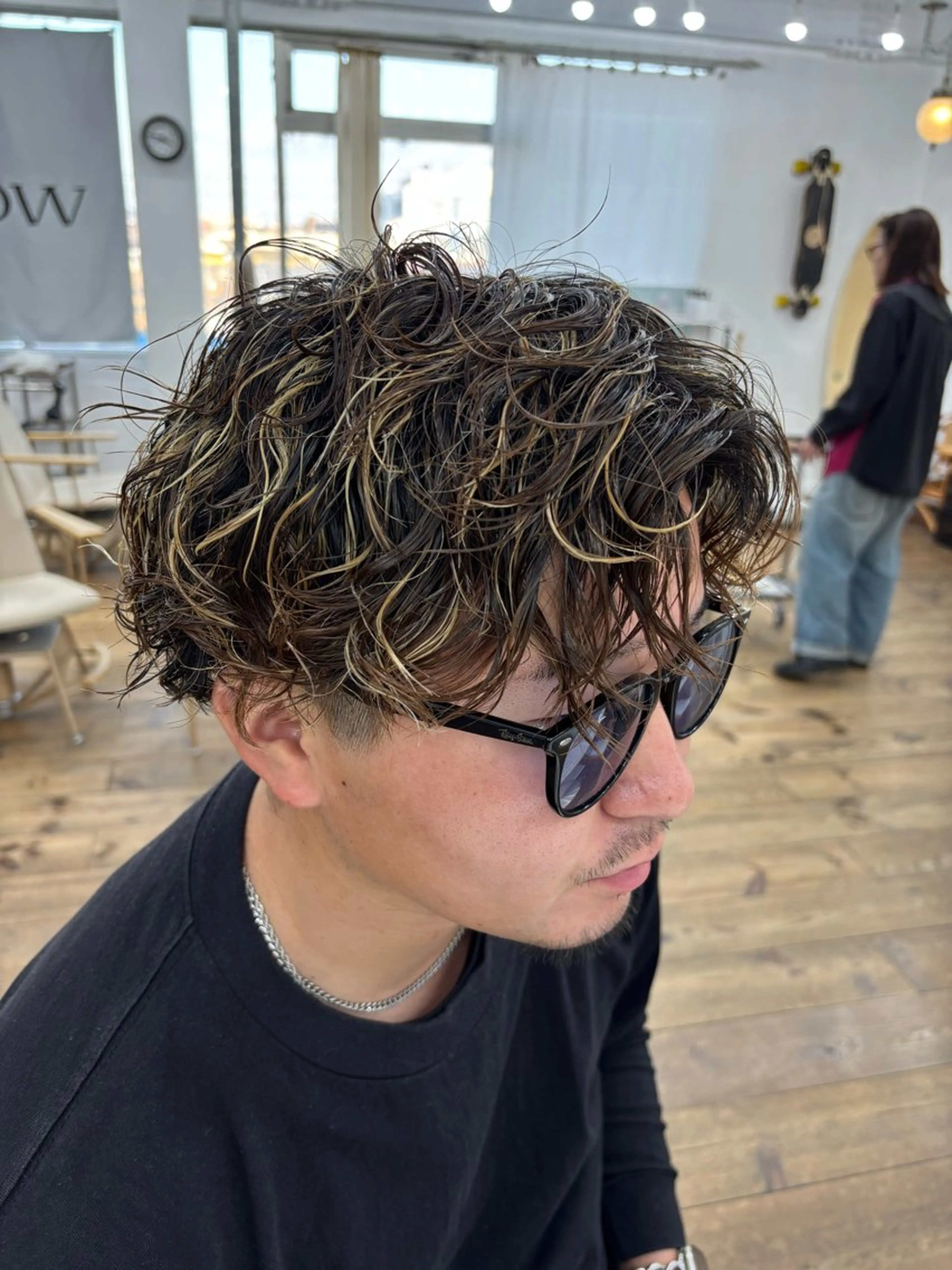 パーマ メンズ カット パーマ メンズ特化サロン Ryomaのヘアスタイル