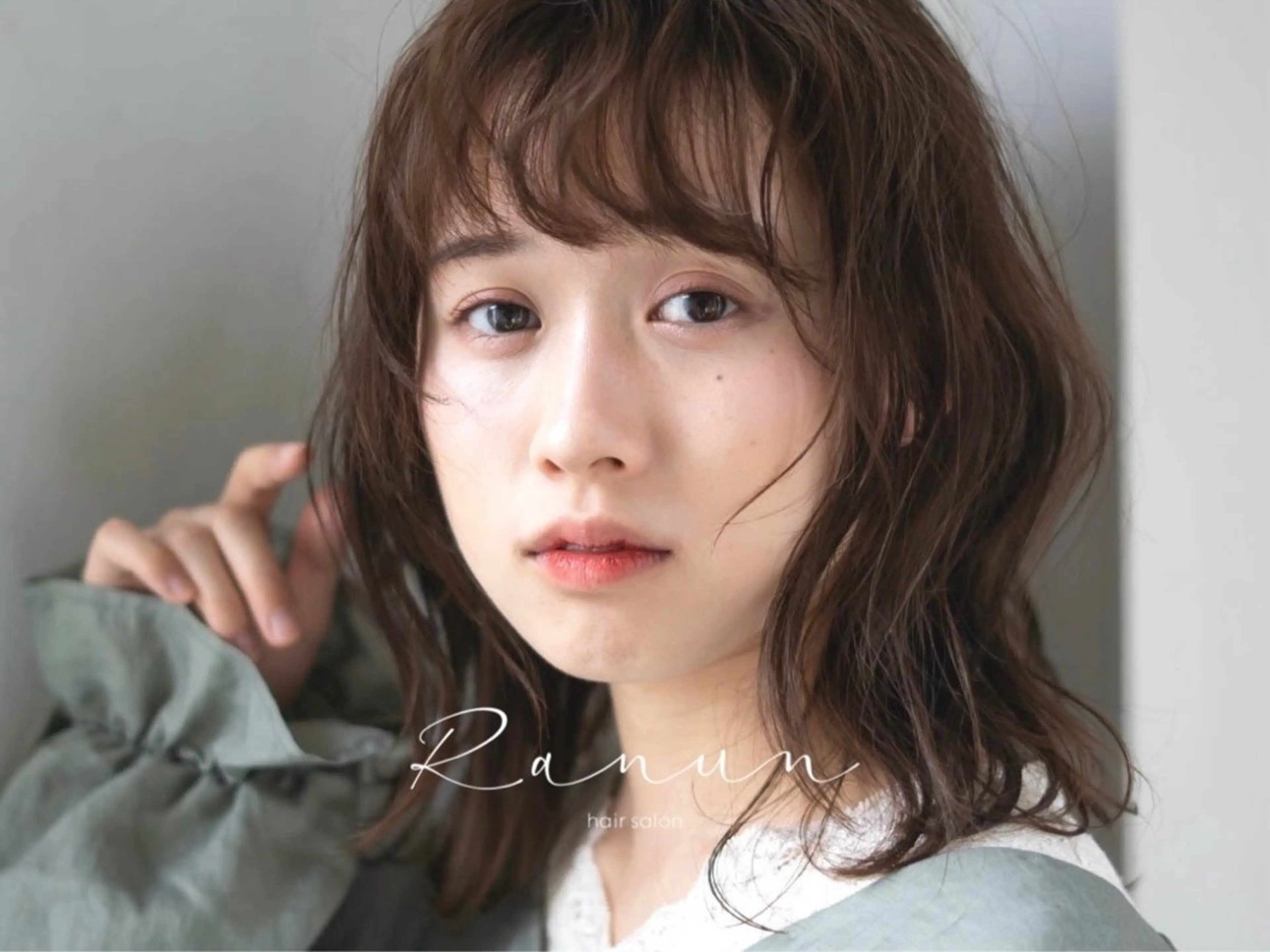 ミディアム カラー hair salon Ranun髪質改善のヘアスタイル