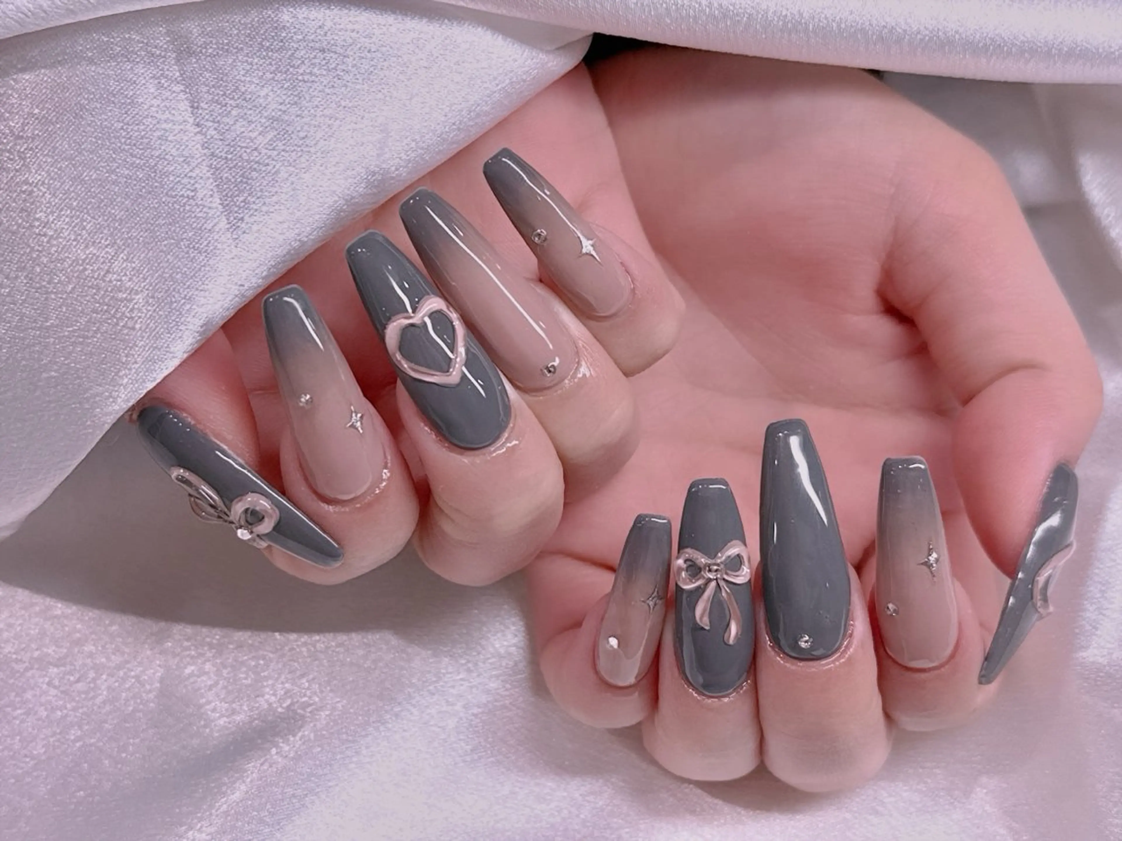 ネイル ハンドネイル 長さだし専門店 M2　rikaのネイルデザイン