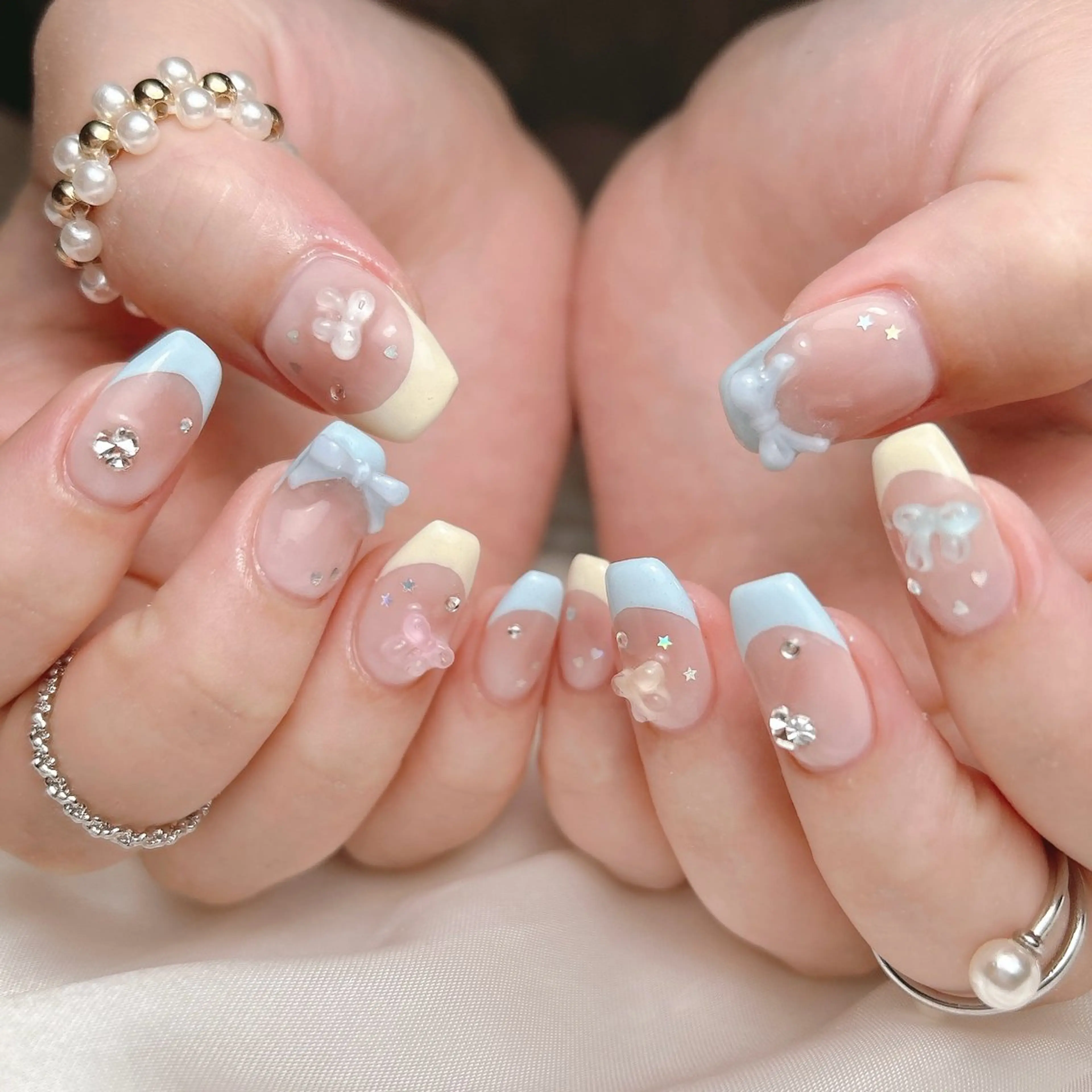 ネイル フレンチネイル ハンドネイル junna 金山.東別院.上前津のネイルデザイン