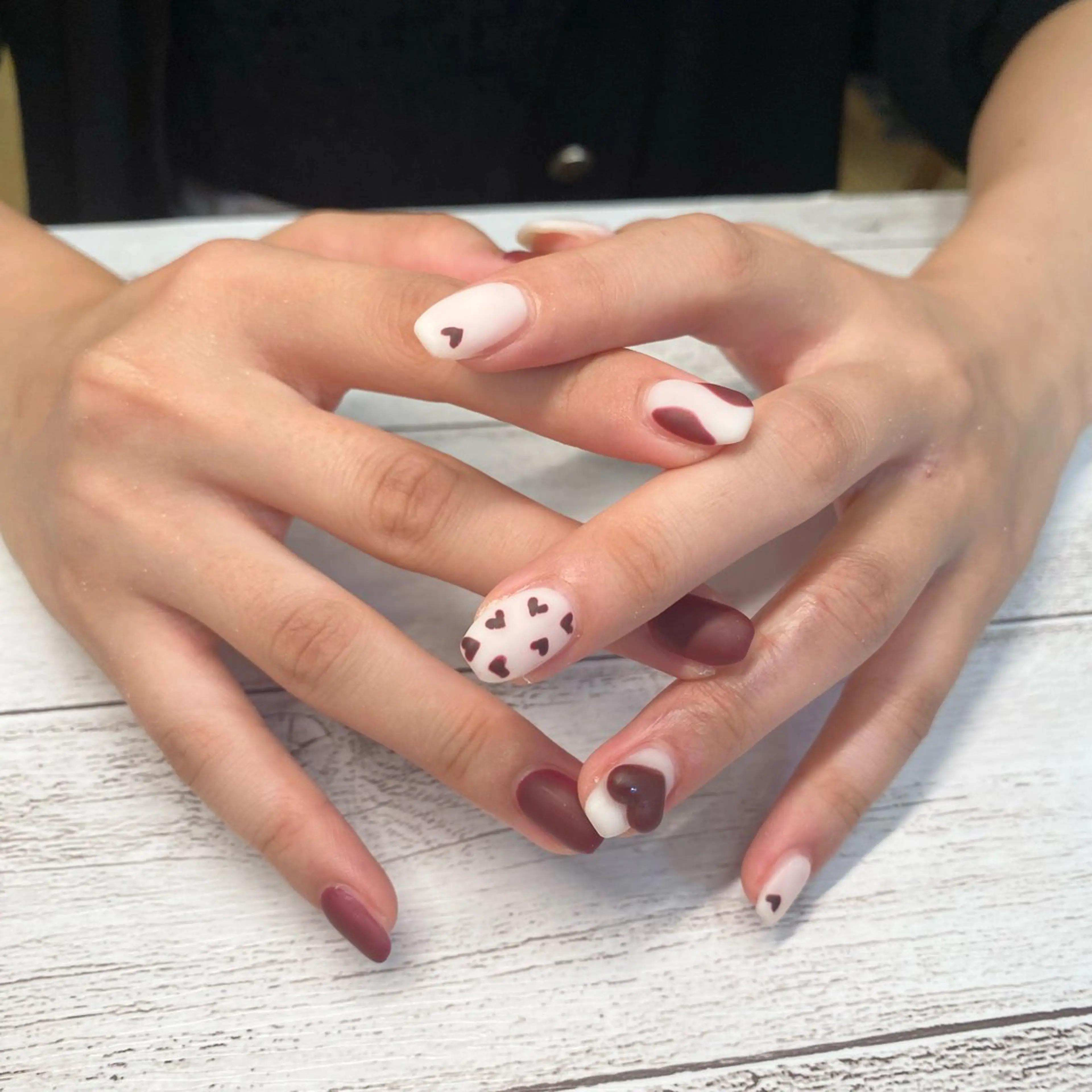 ネイル マットネイル ハンドネイル nail salon muuのネイルデザイン