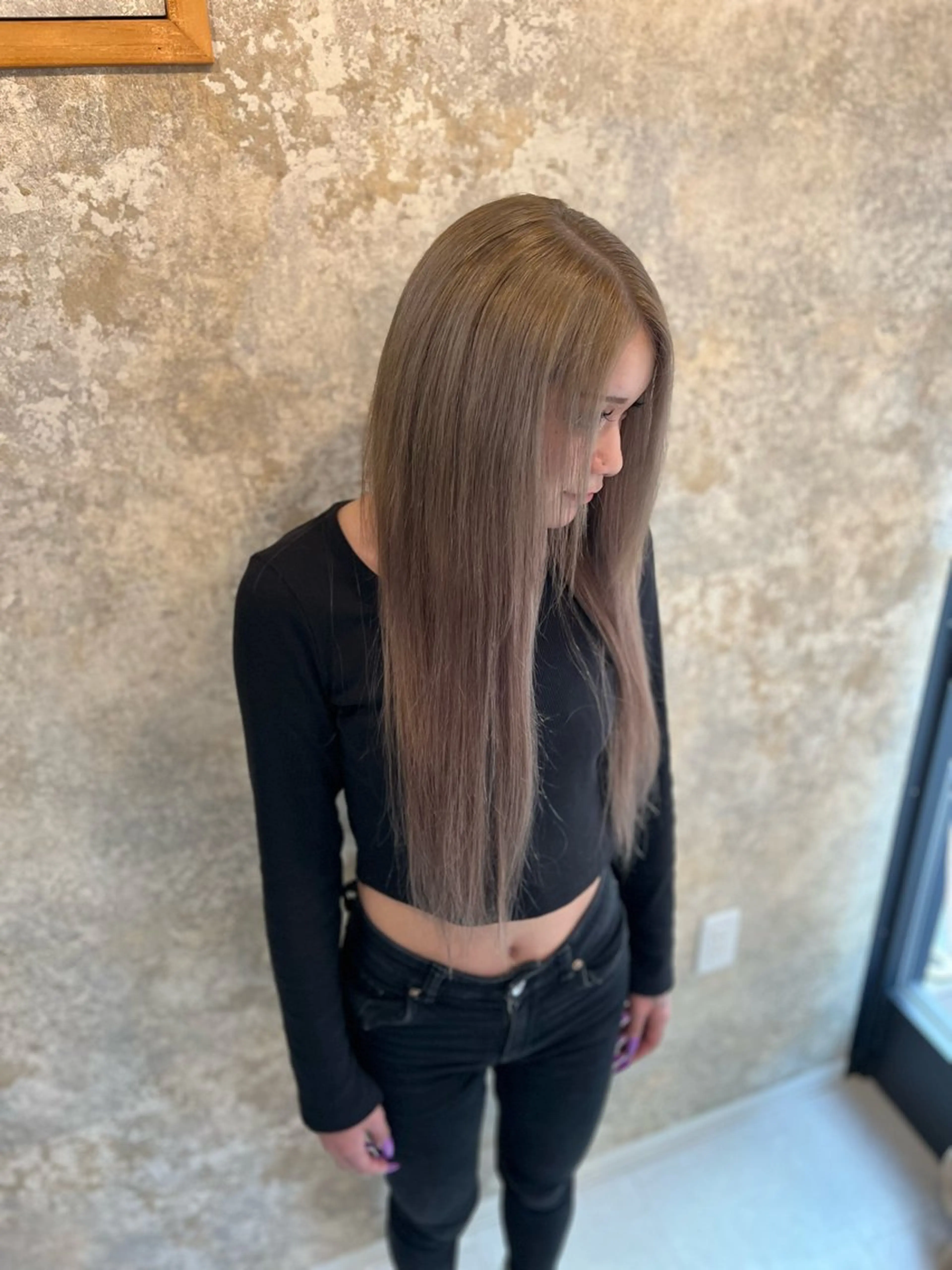 ロング ヘアカラー エクステ Wakita Masakiのヘアスタイル