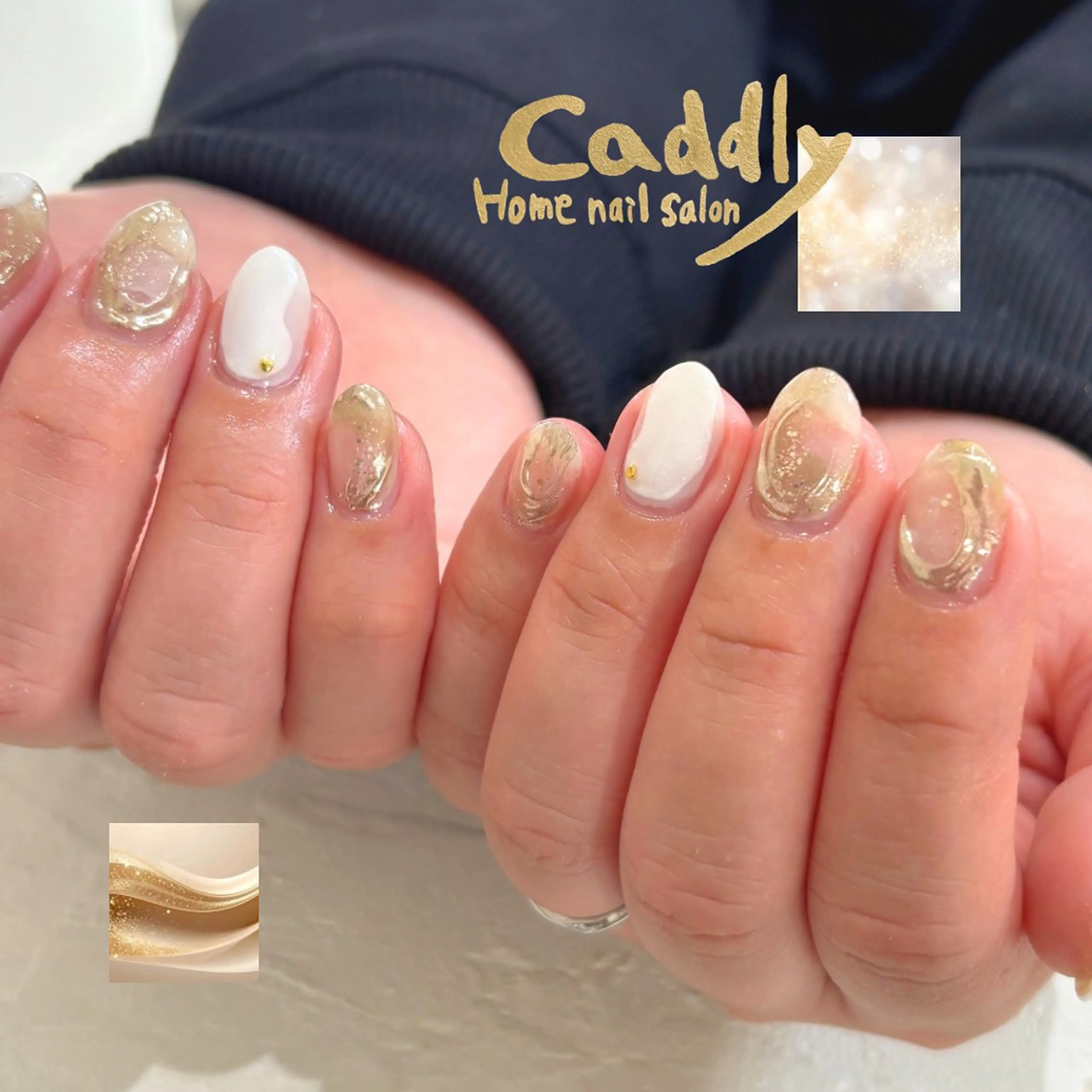 ネイル ハンドネイル caddly naoのネイルデザイン