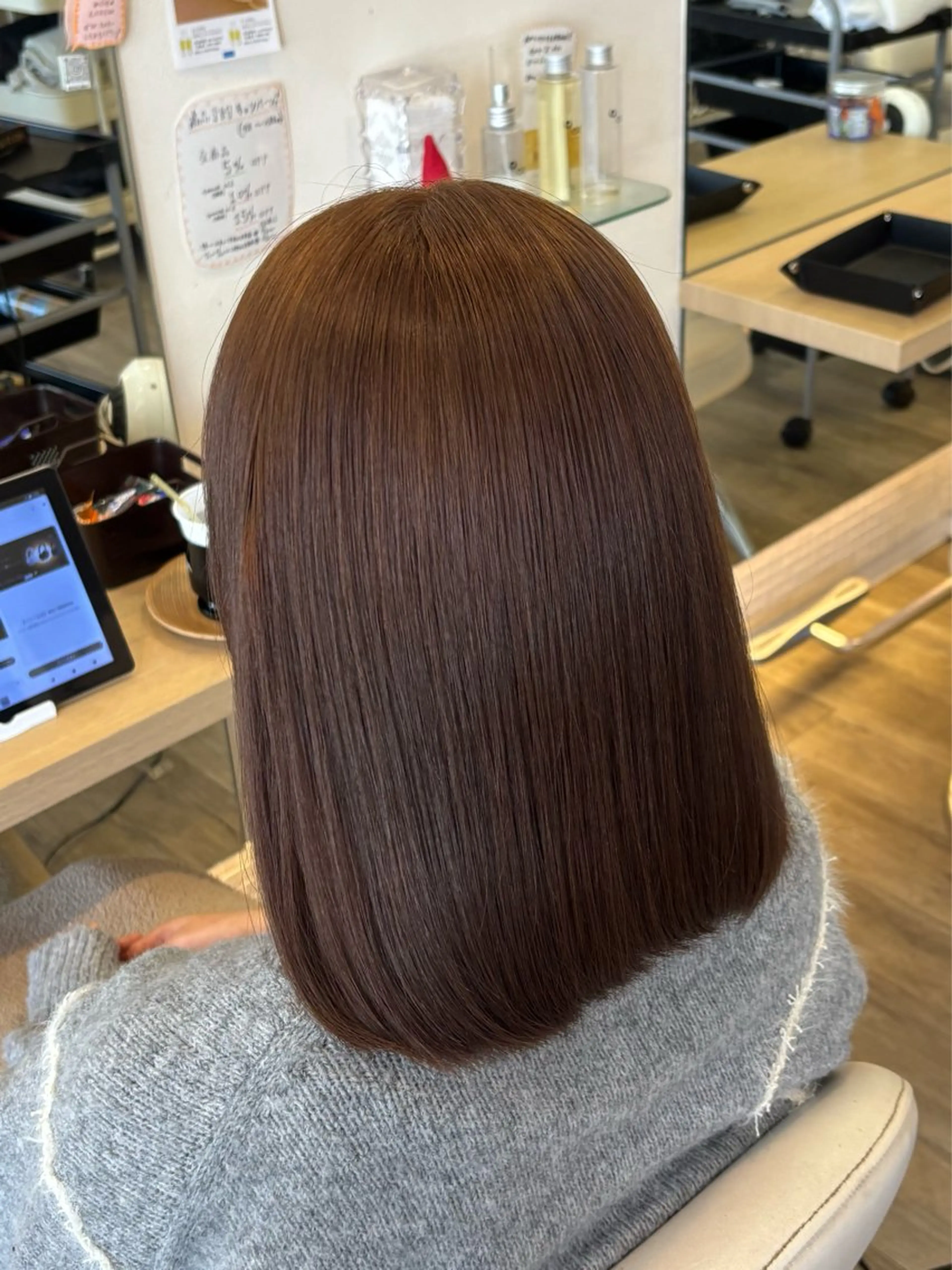 ミディアム カラー ブラウンカラー 🎀南田 晴香🎀のヘアスタイル