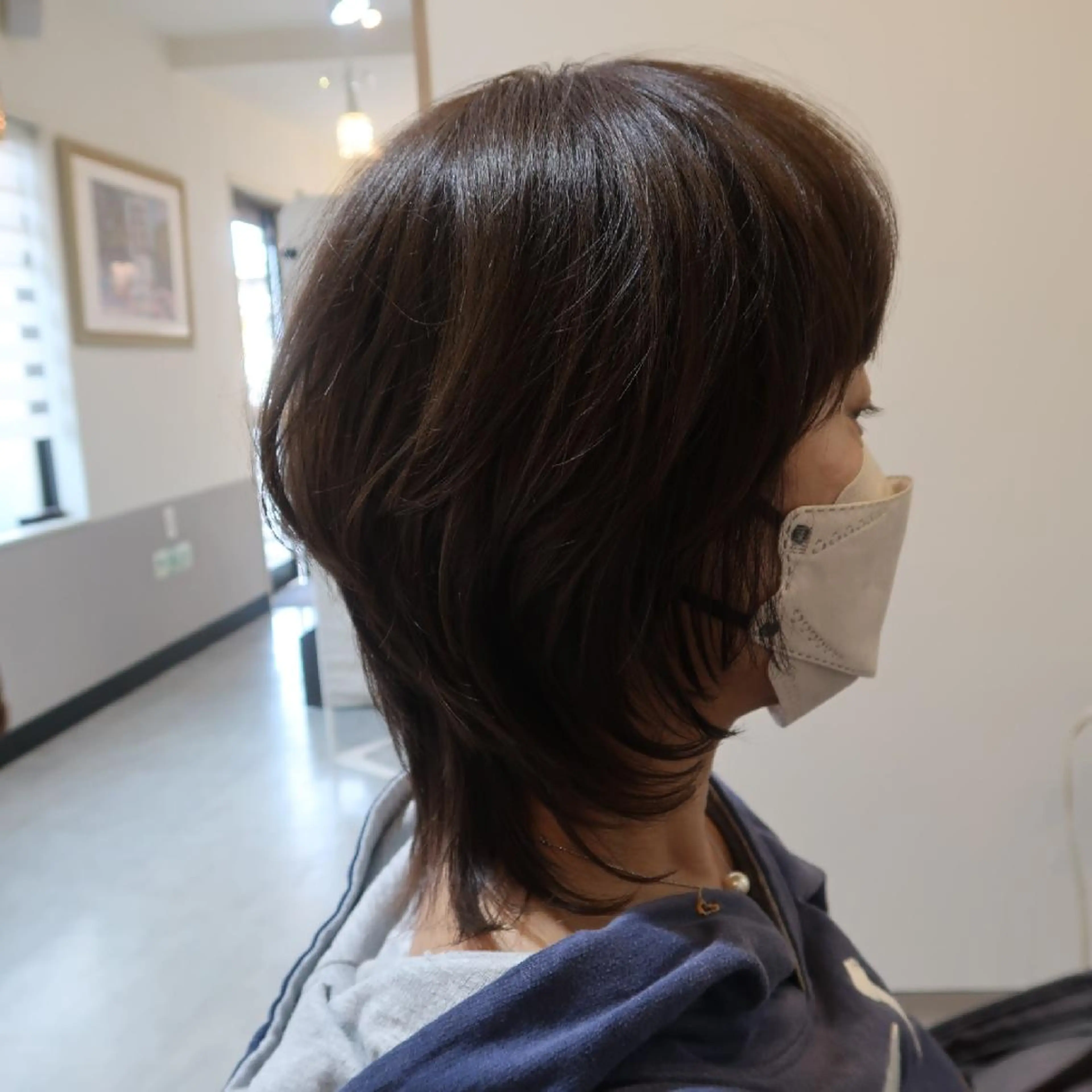 ミディアム カラー カット ヘアカラー トリートメント tenny調布 いしまつのヘアスタイル