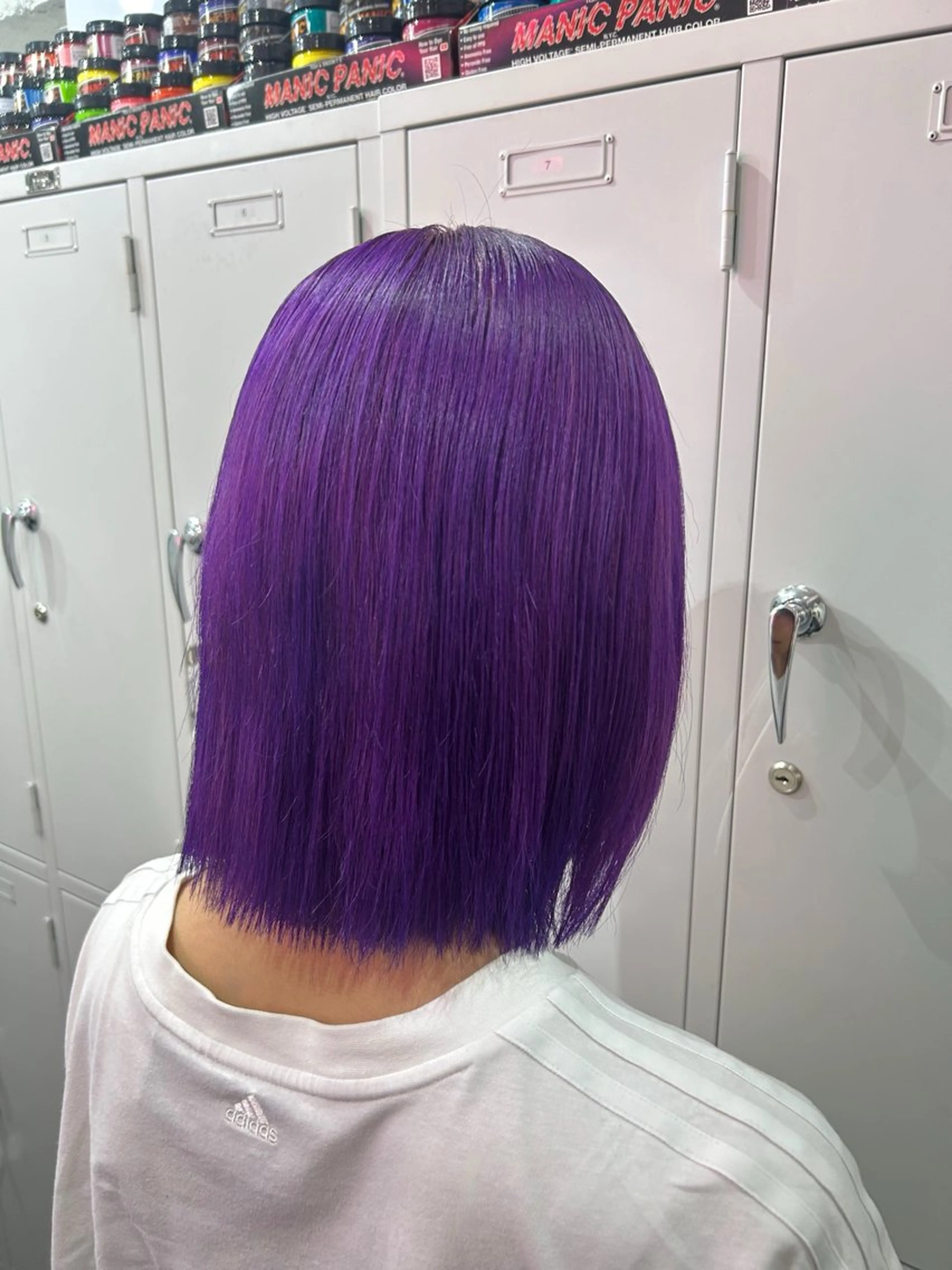 ミディアム ヘアカラー 🪼モモカ/デザイン ハイトーン🪼⟡.·のヘアスタイル